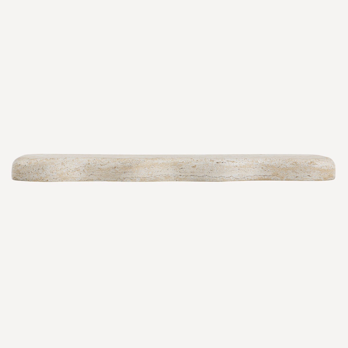 Swirl Wall Shelf -Travertine