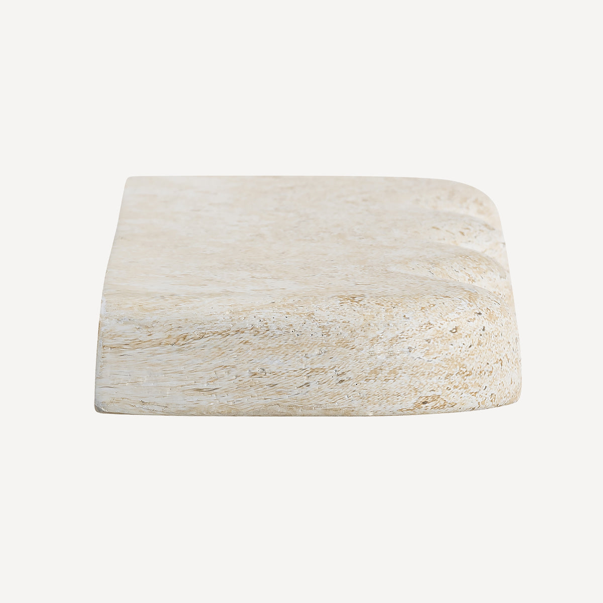Swirl Wall Shelf -Travertine