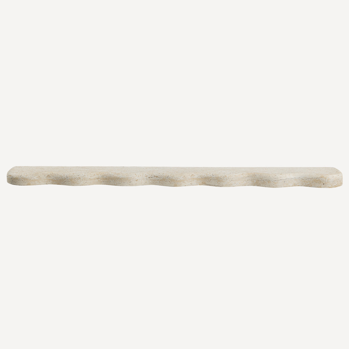 Swirl Wall Shelf -Travertine