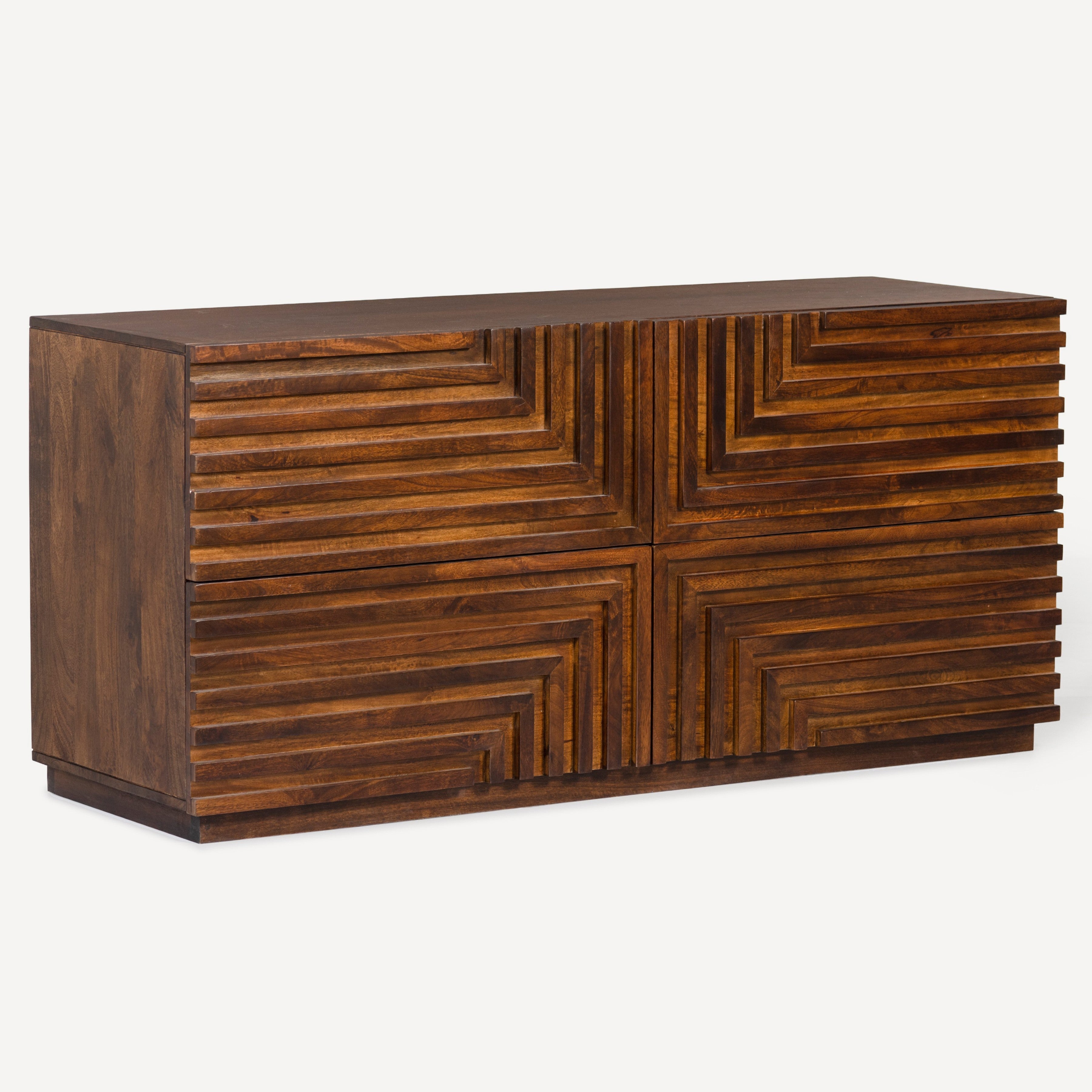 Maze Solid Wood Low Dresser