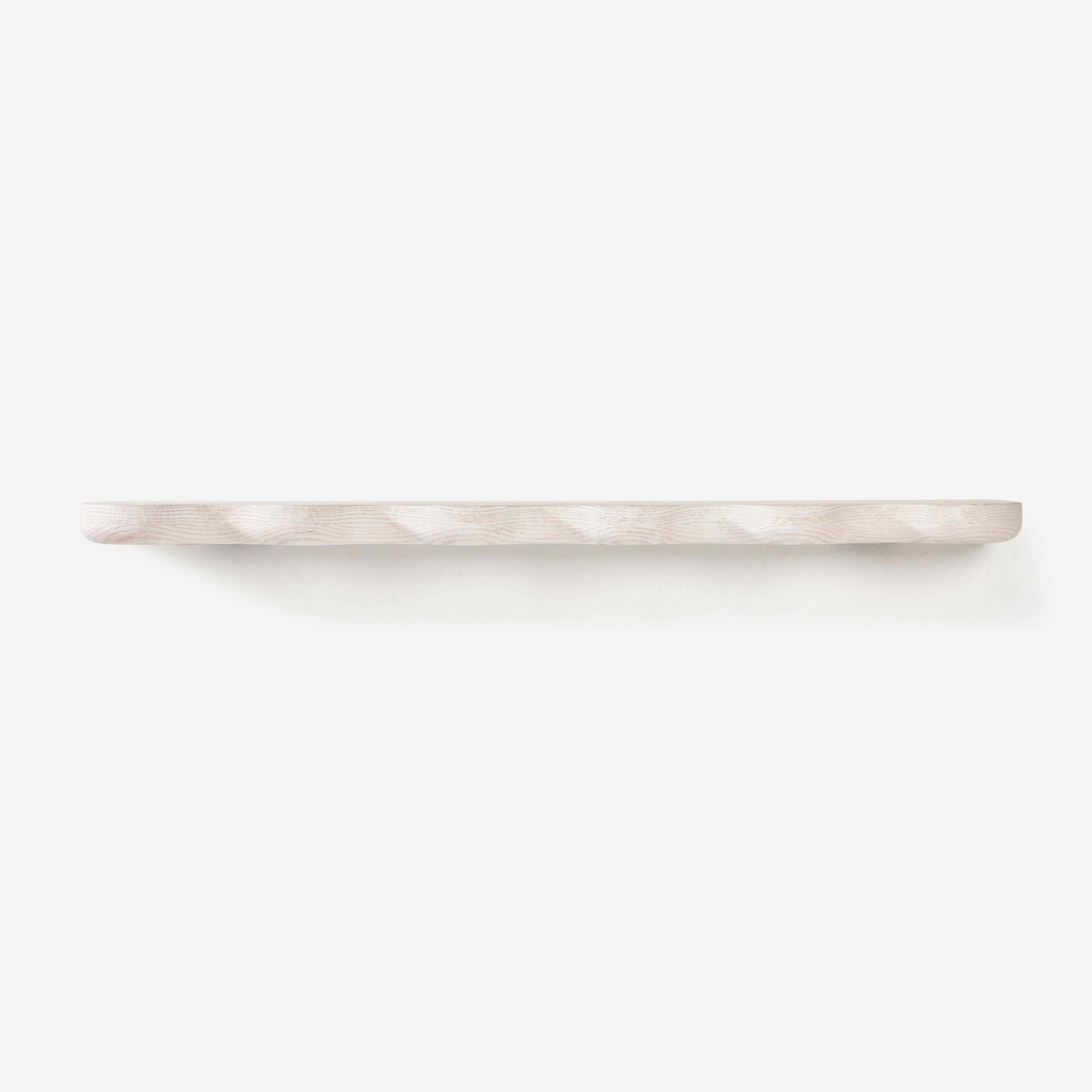 Swirl Oak Wall Shelf