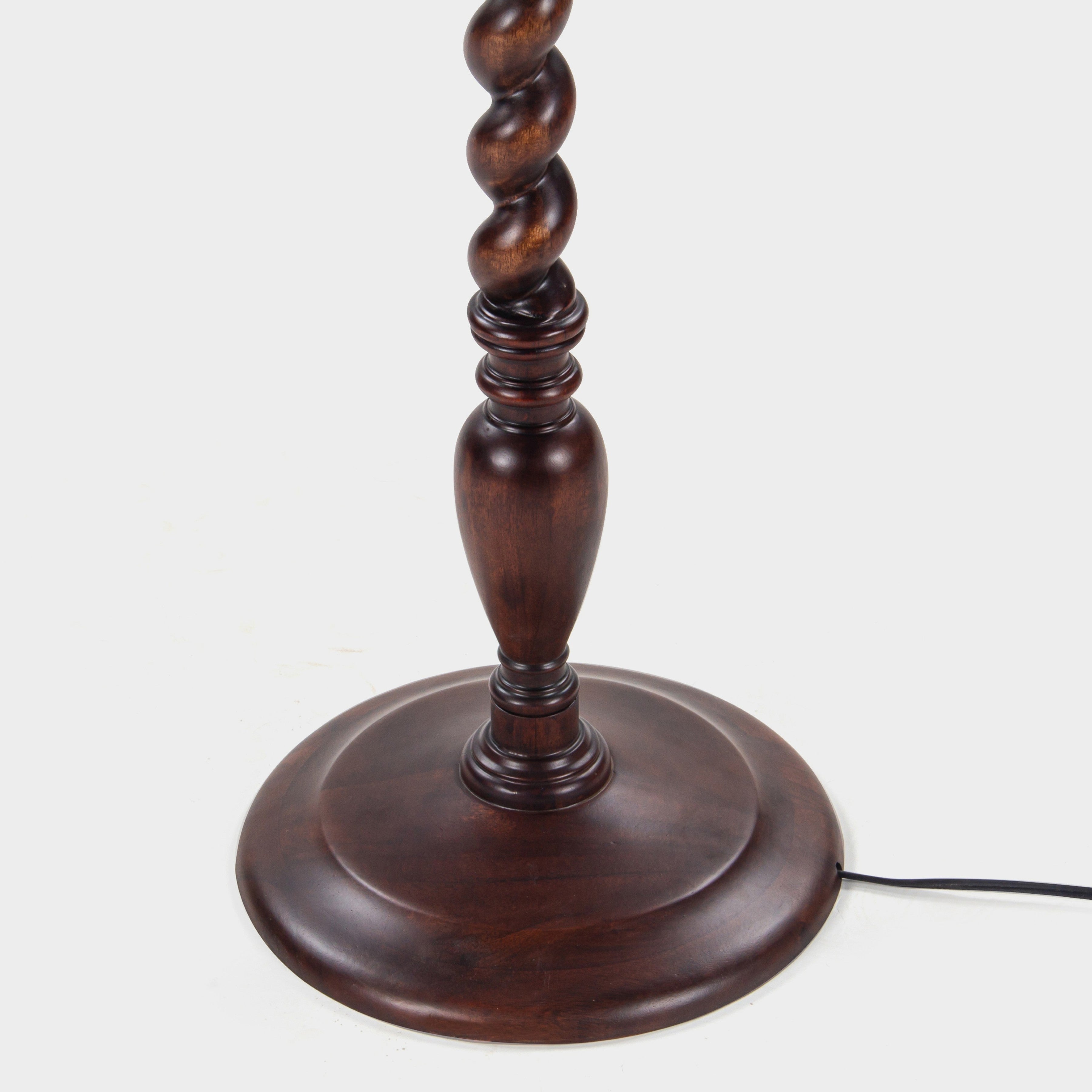Twist Solid Wood Floor Lamp