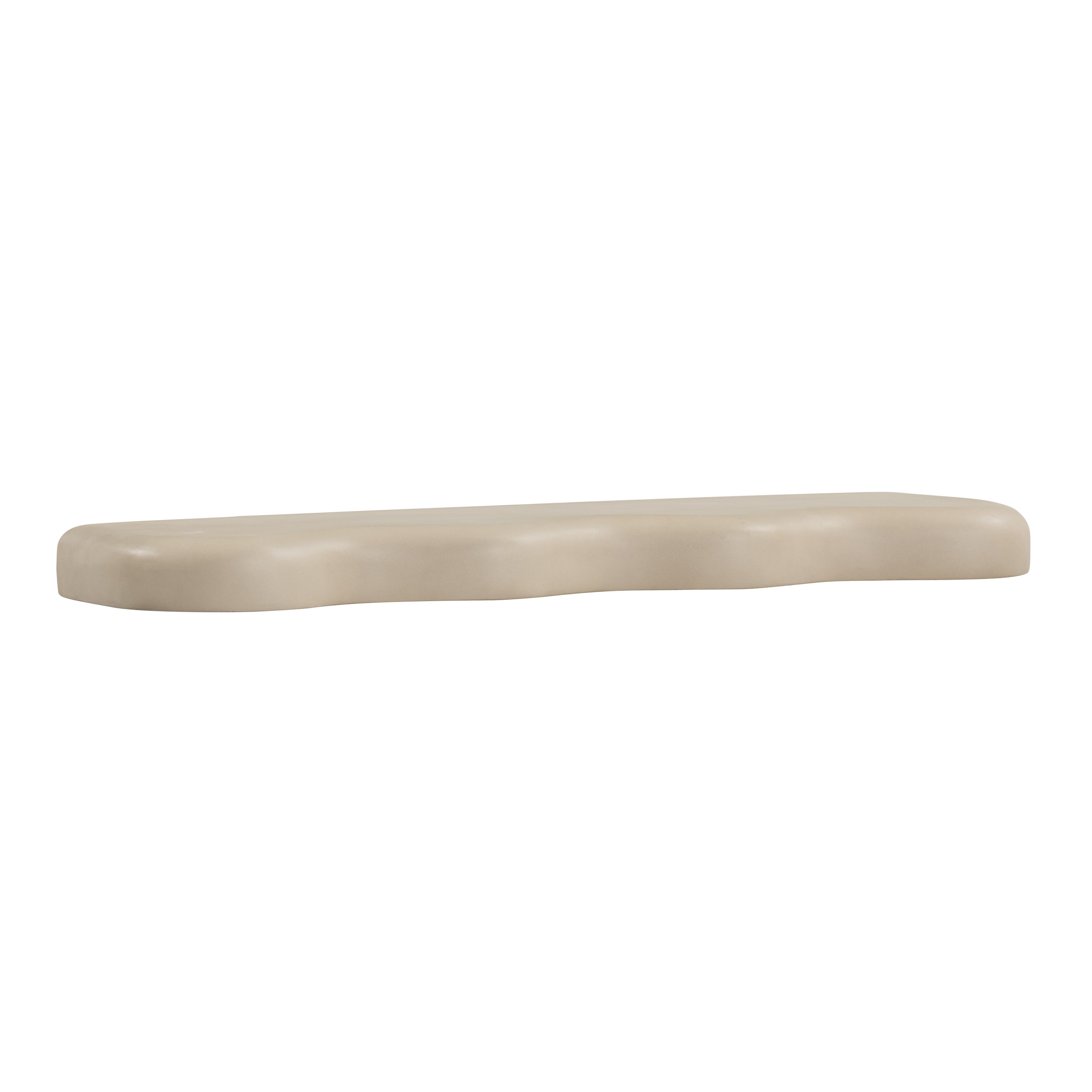 Swirl Wall Shelf Off White