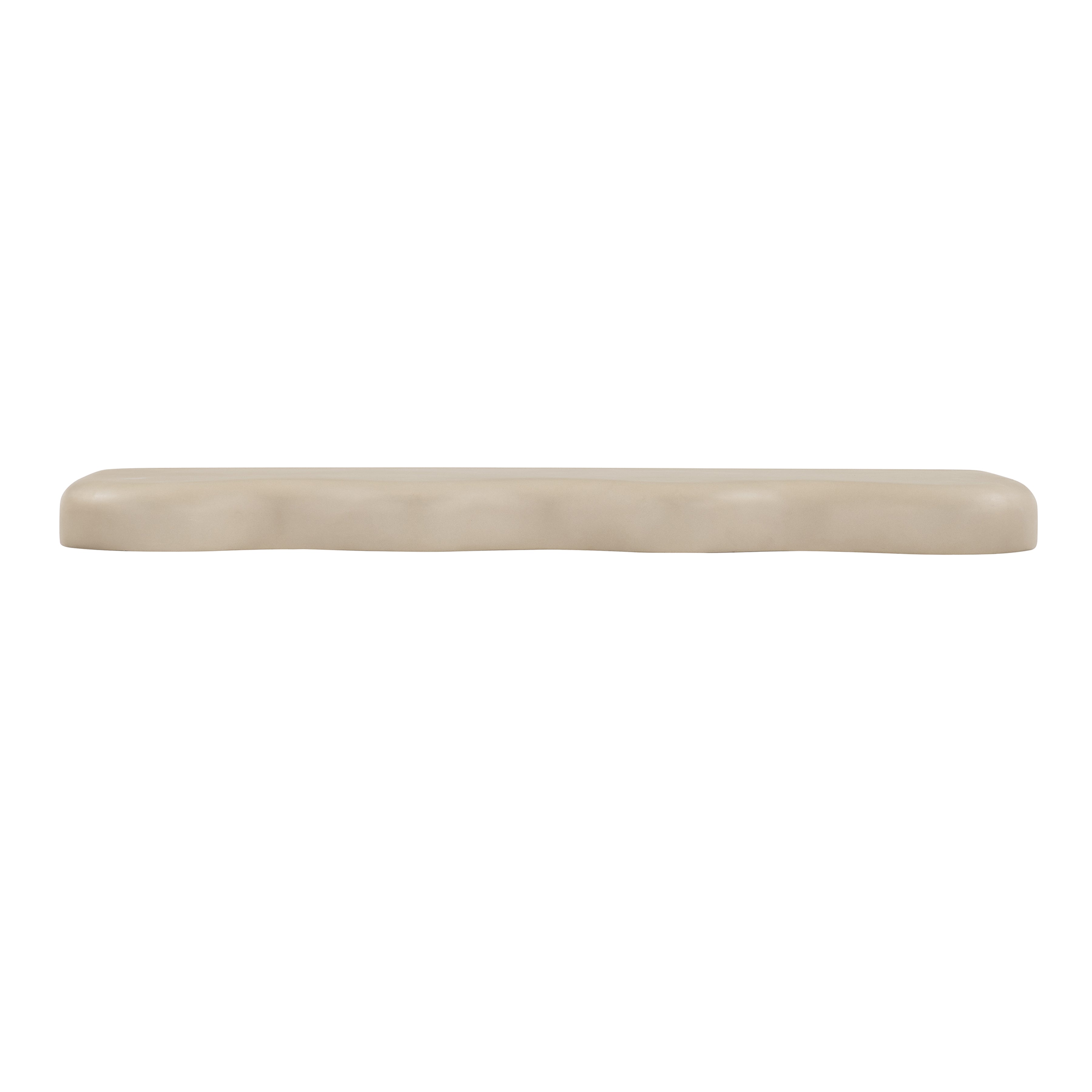 Swirl Wall Shelf Off White