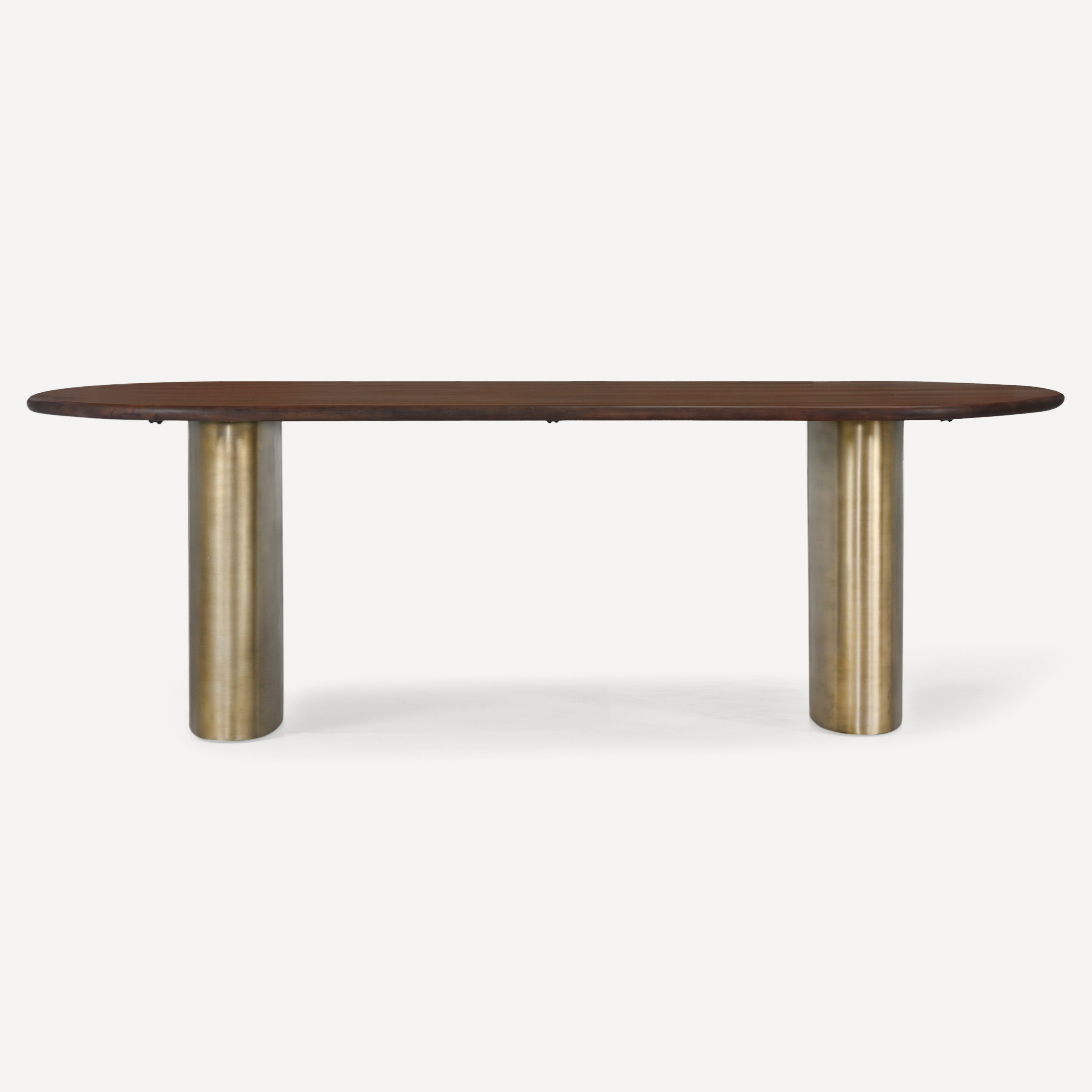 Ovale Solid Wood Dining Table