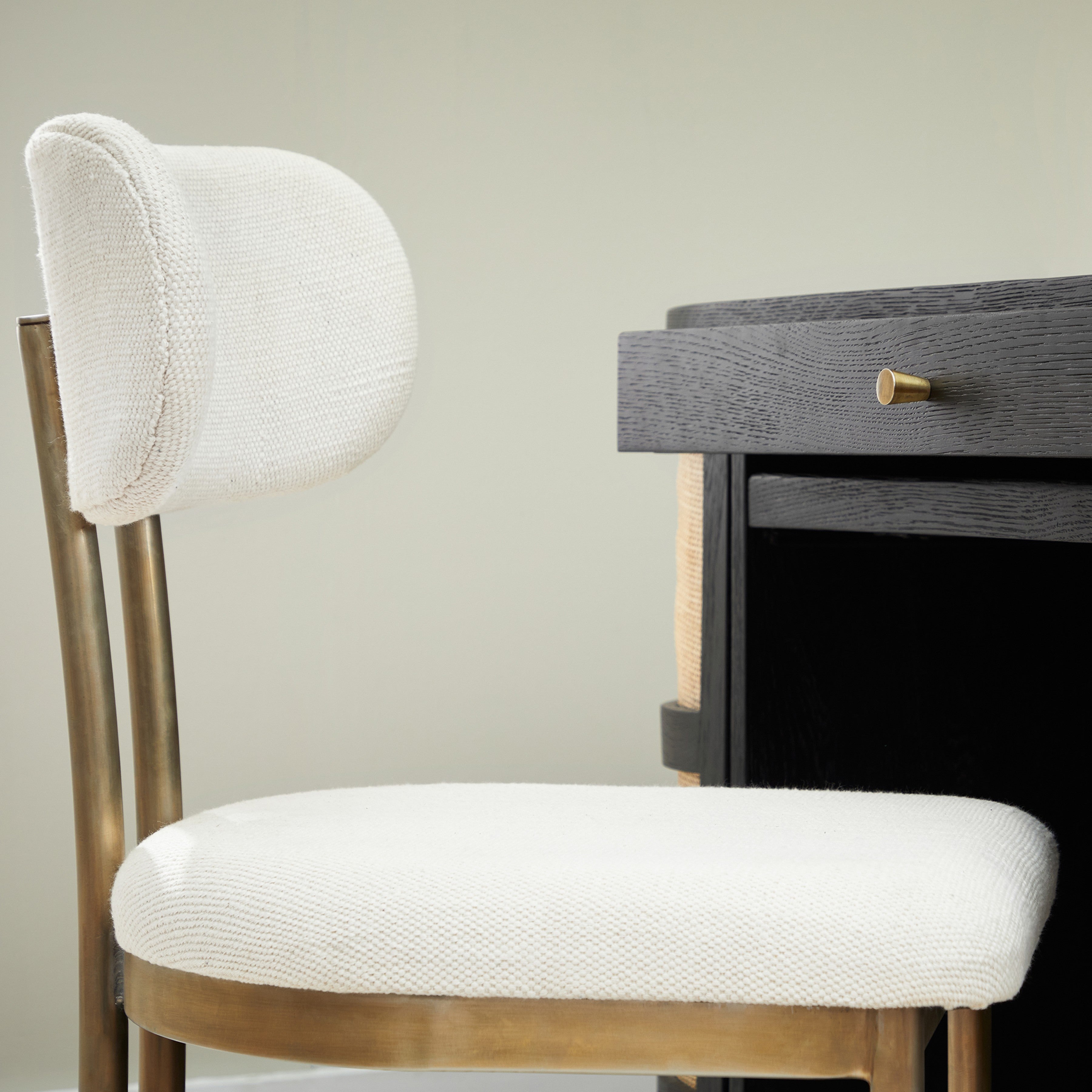 Shay Upholstered Dining Chair - White