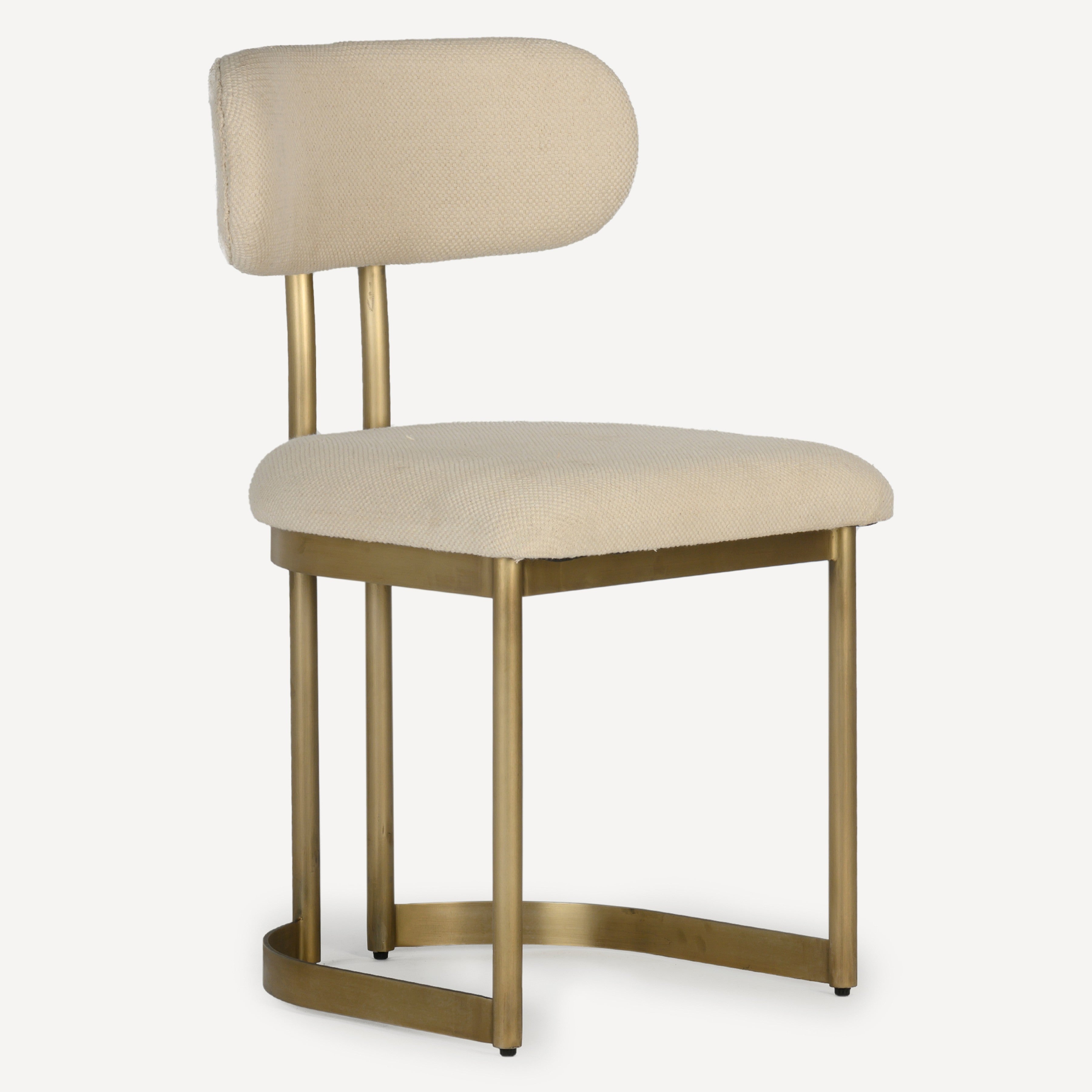 Shay Upholstered Dining Chair - White