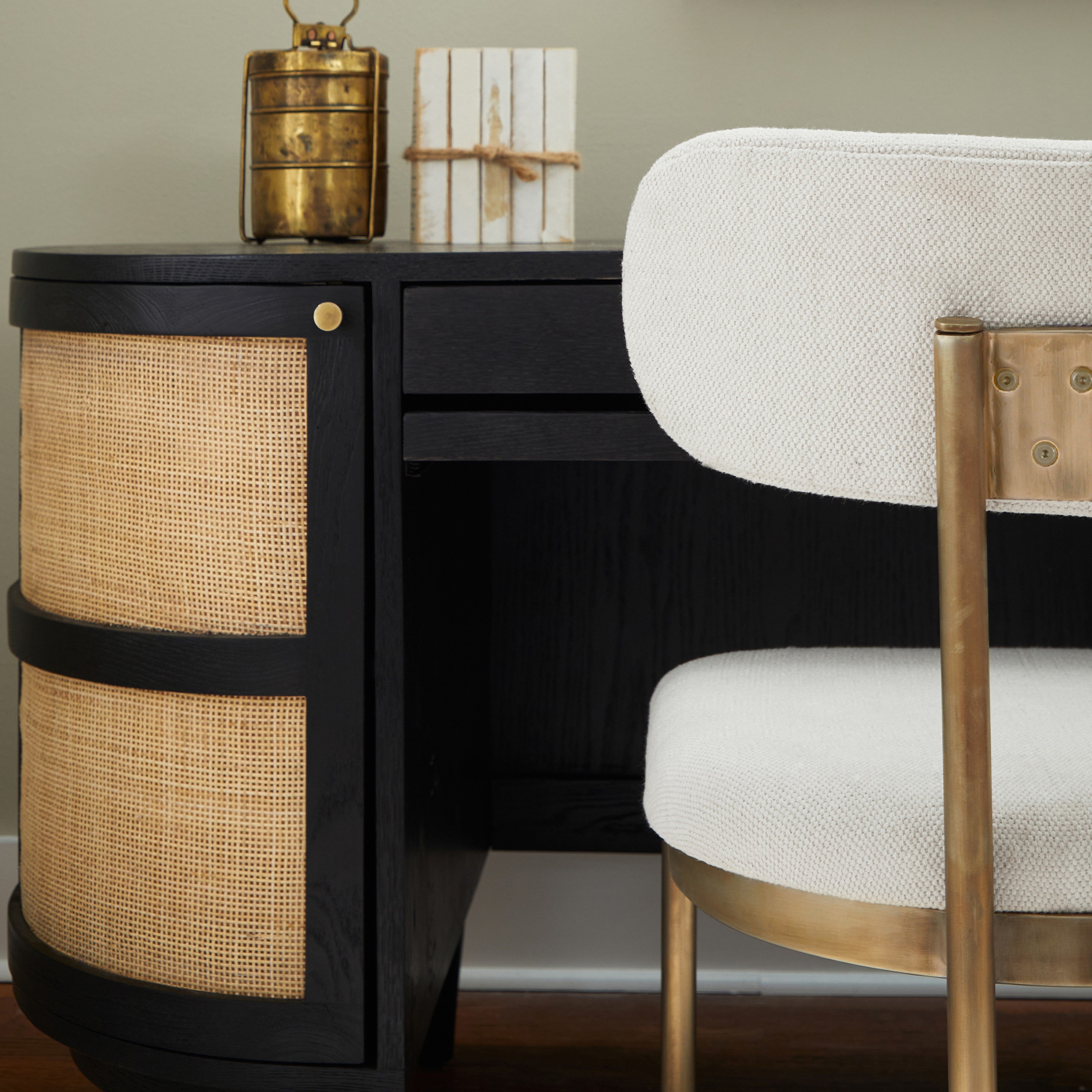 Shay Upholstered Dining Chair - White