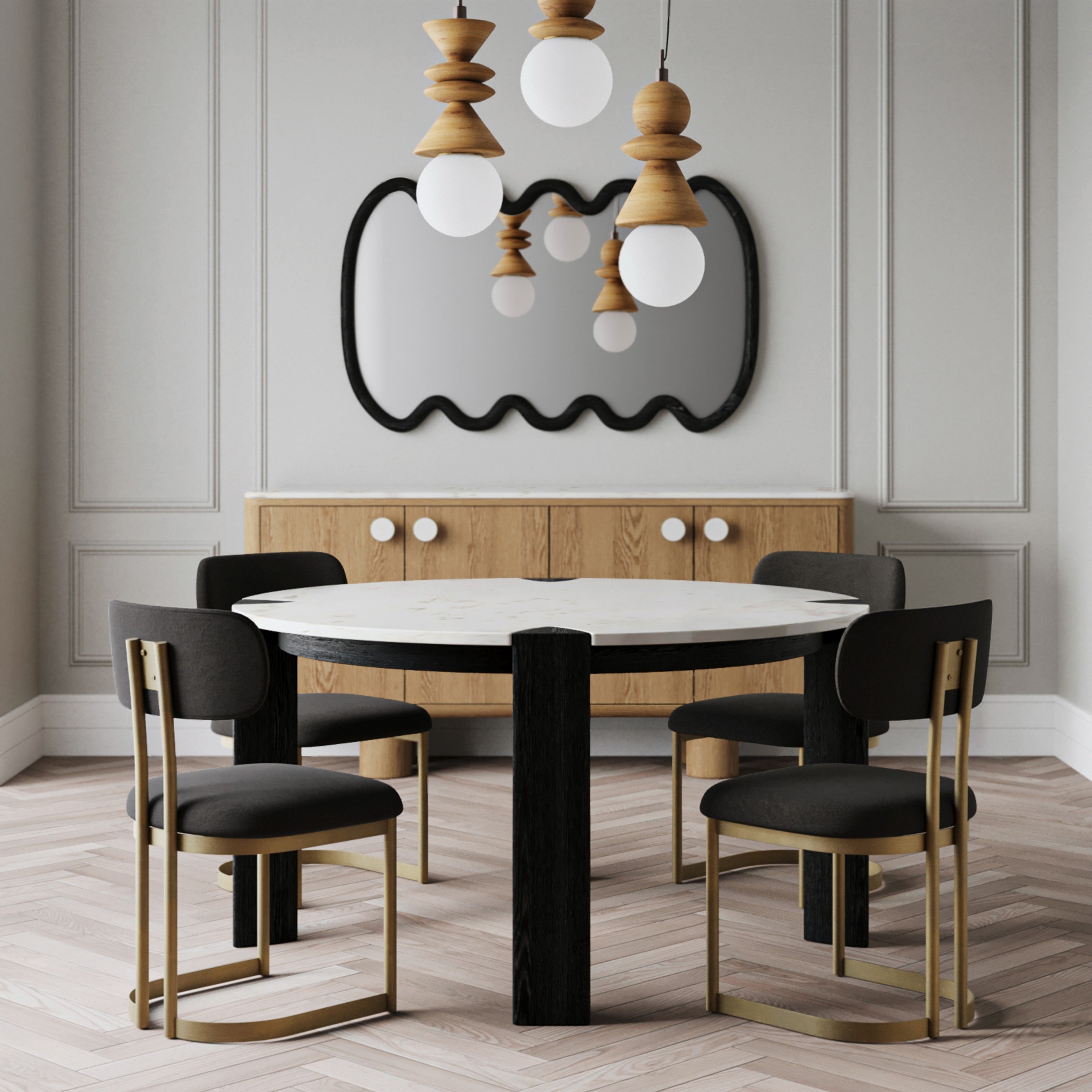 Shay Upholstered Dining Chair - White