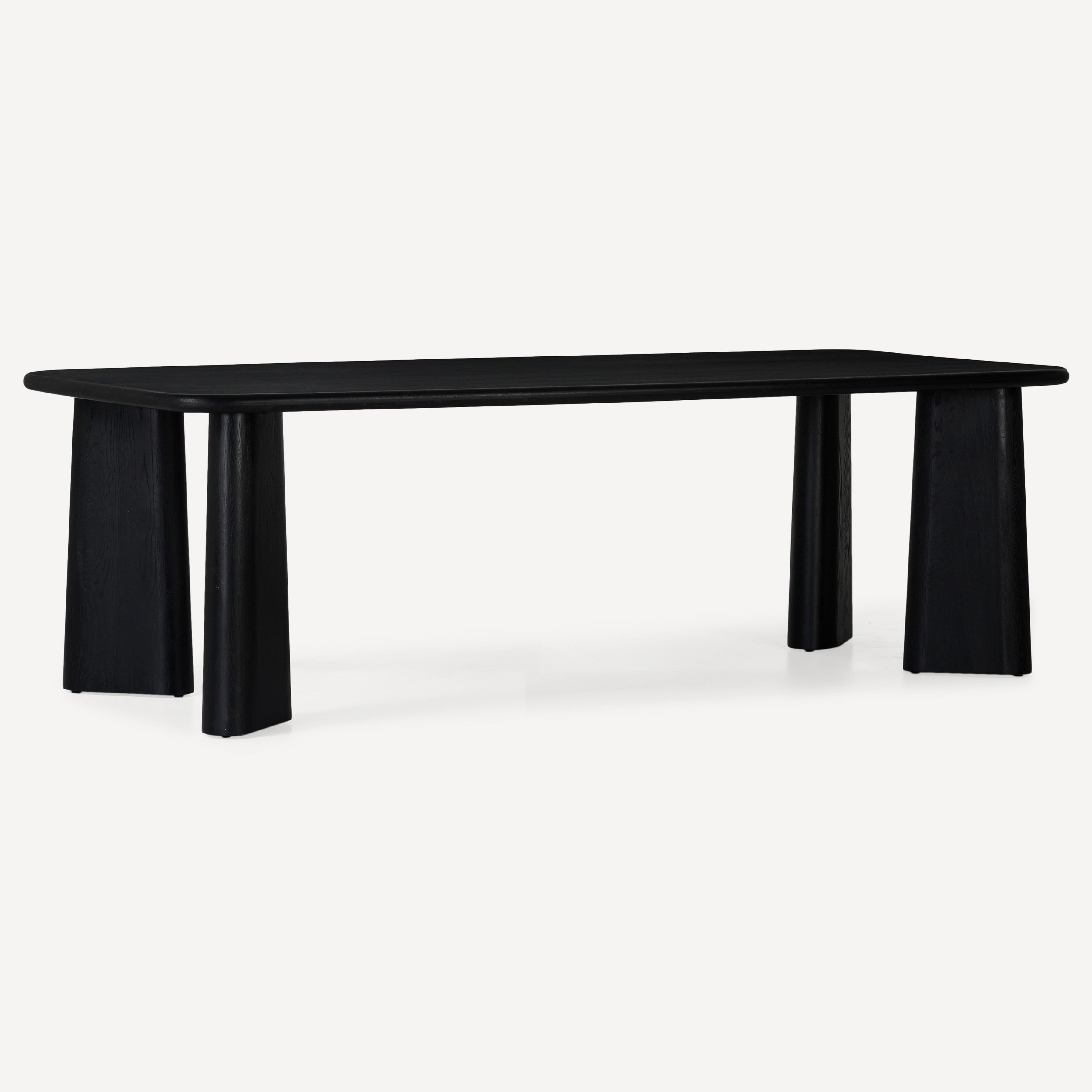 Laurel Solid White Oak Dining Table