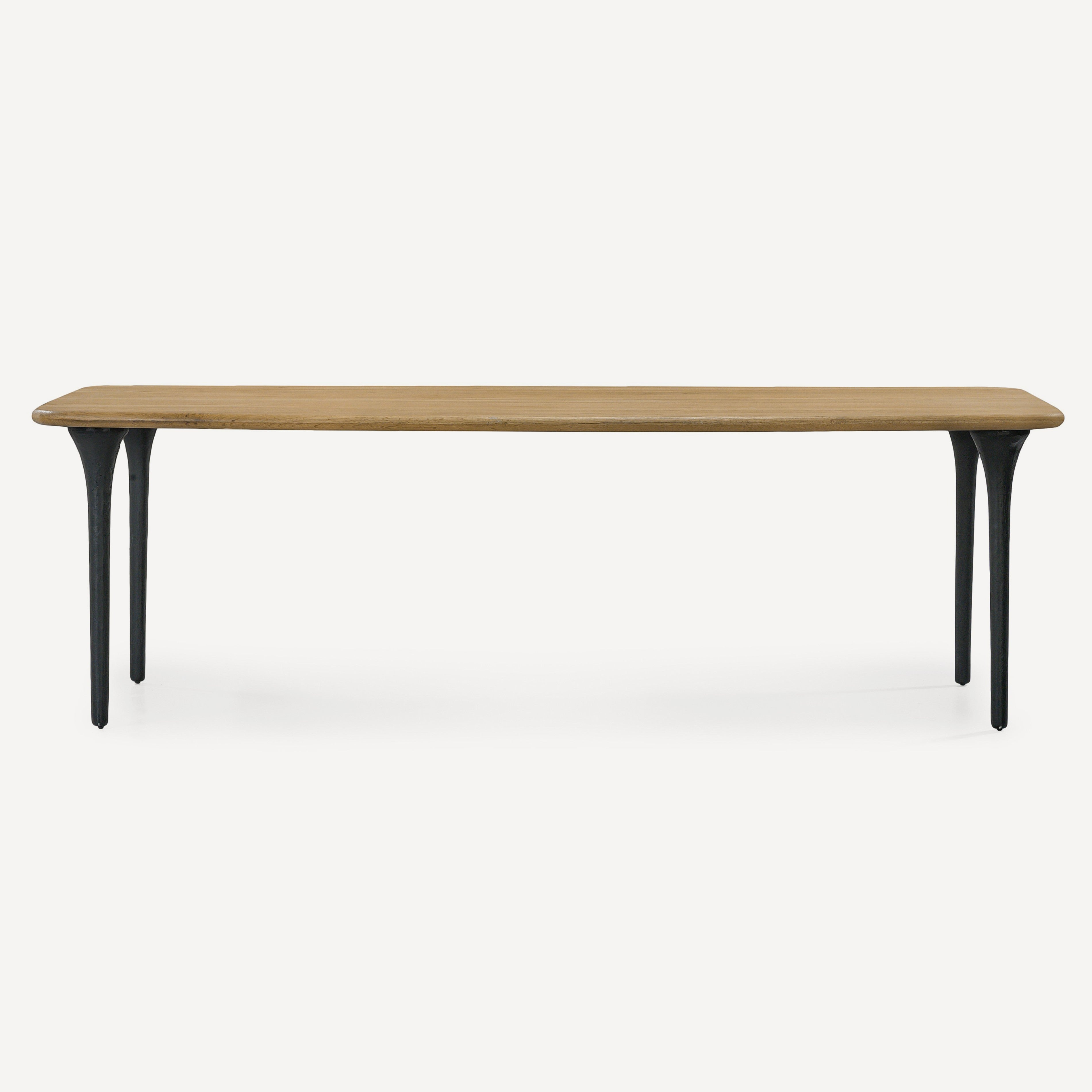 Etro Solid White Oak Dining Table - Natural