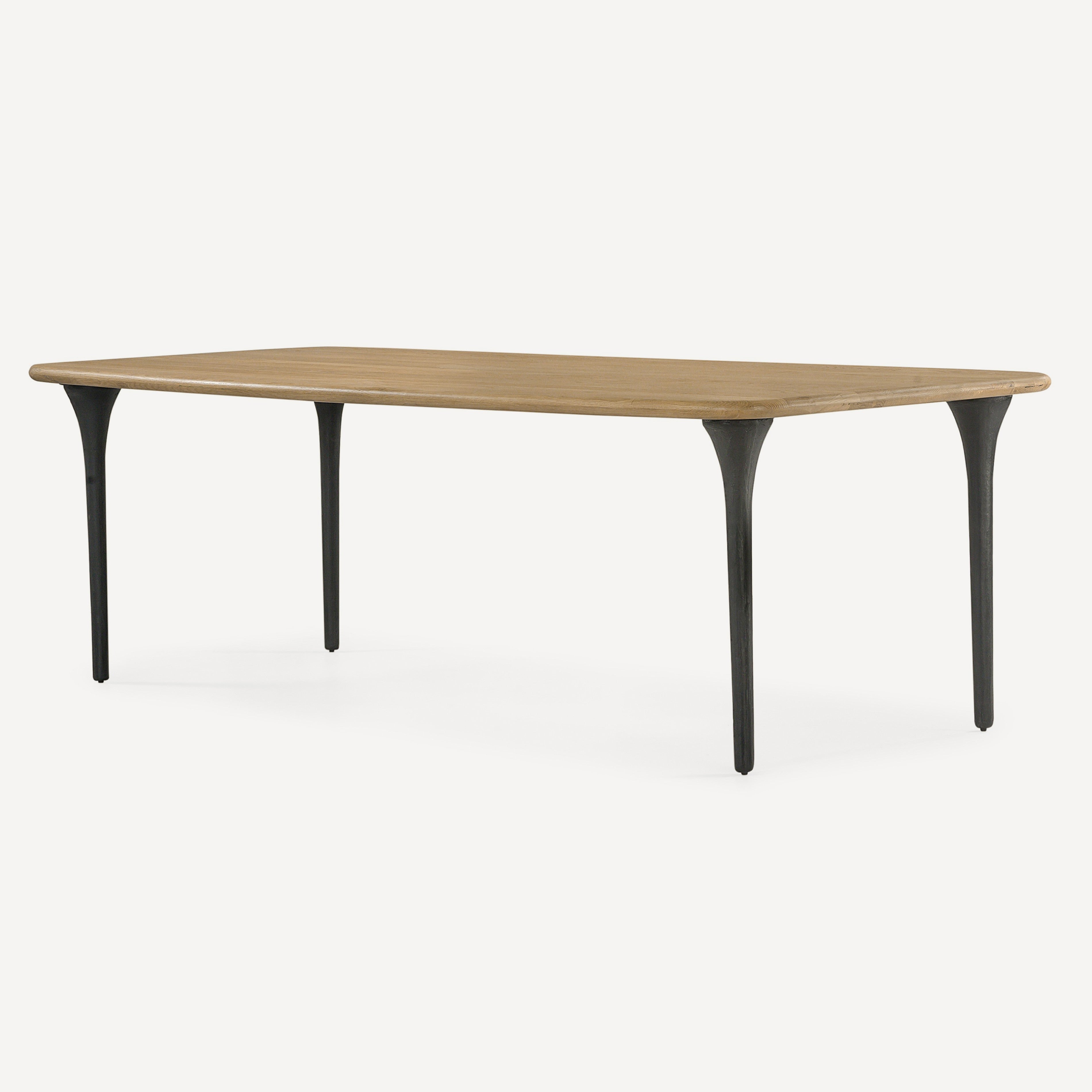 Etro Solid White Oak Dining Table - Natural