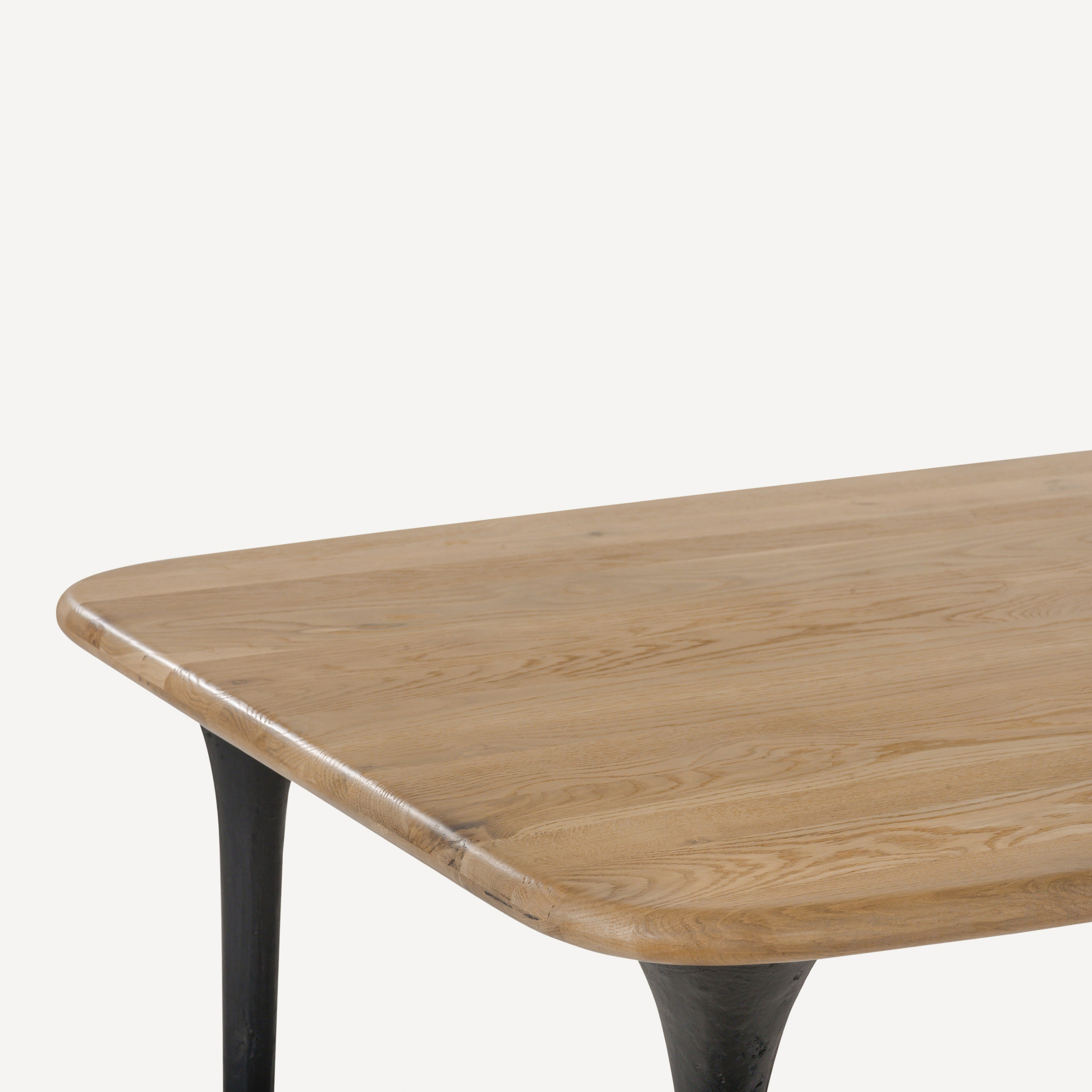 Etro Solid White Oak Dining Table - Natural