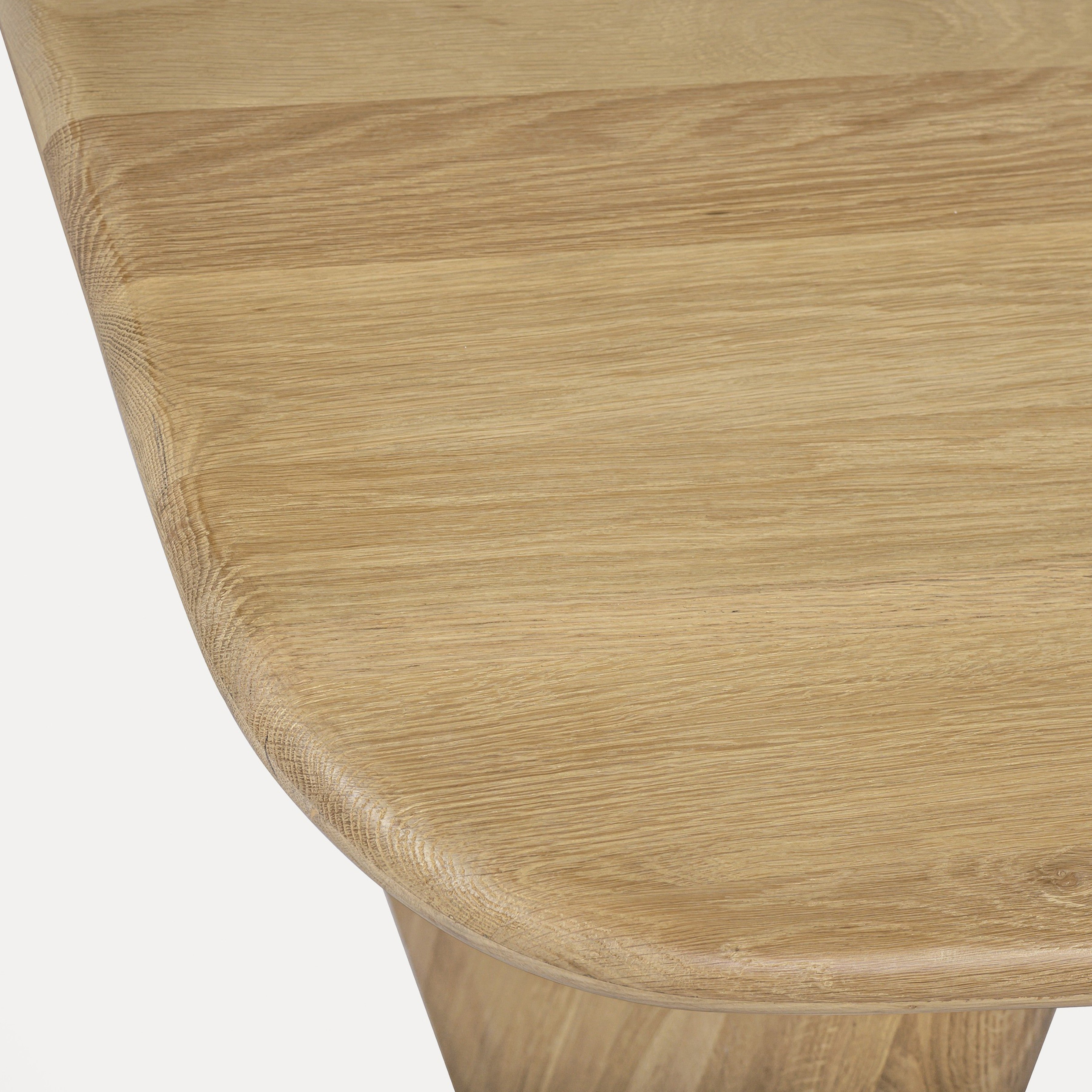 Laurel Solid White Oak Dining Table - Natural