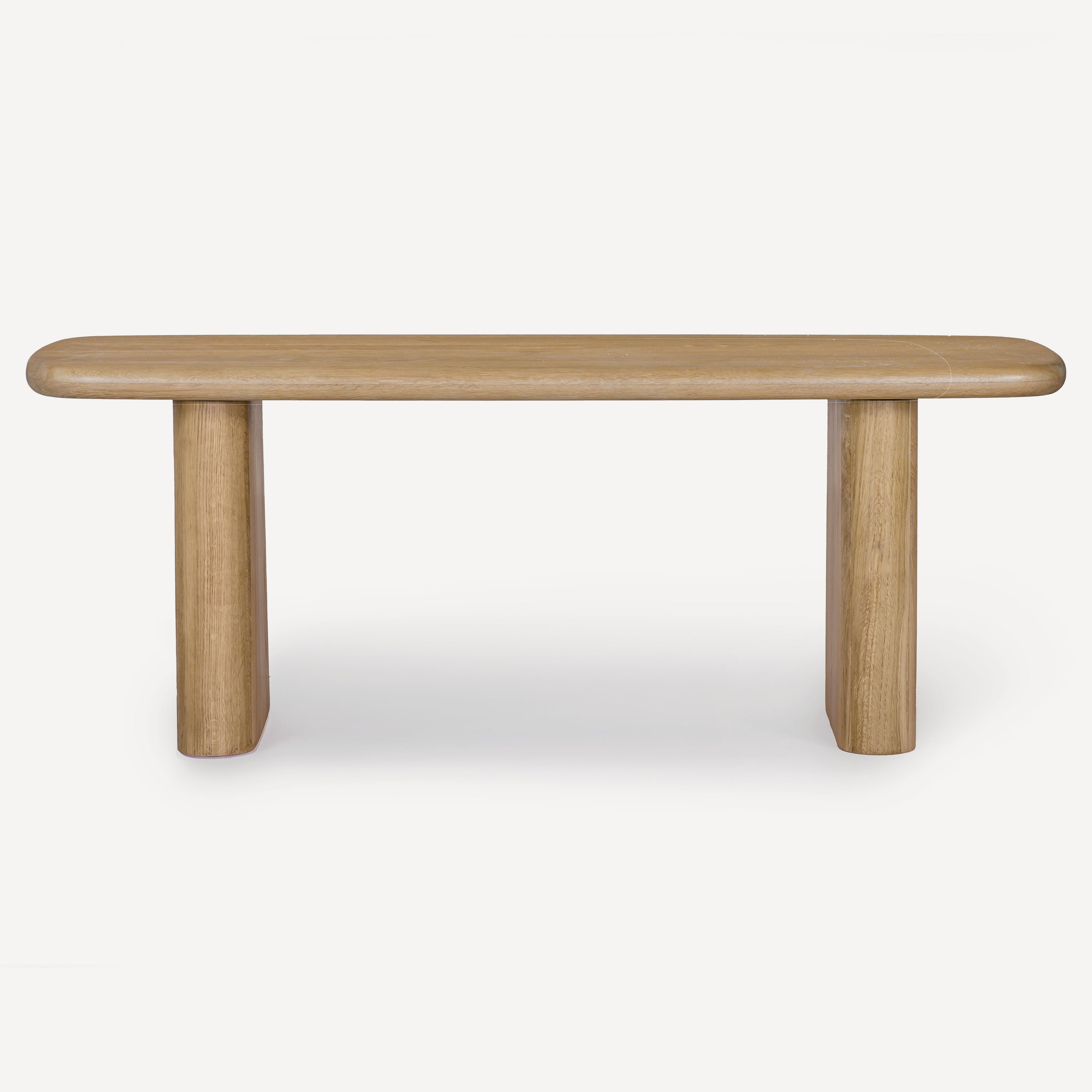 Laurel Solid White Oak Dining Bench