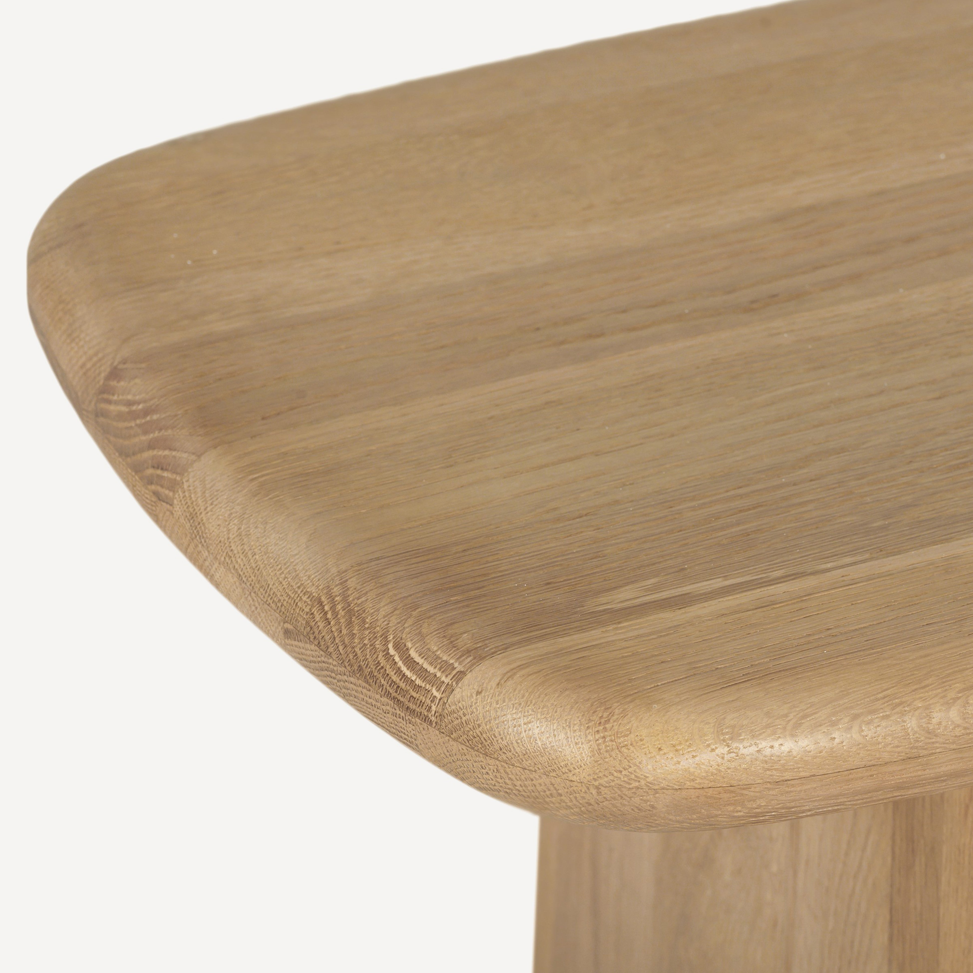 Laurel Solid White Oak Dining Bench