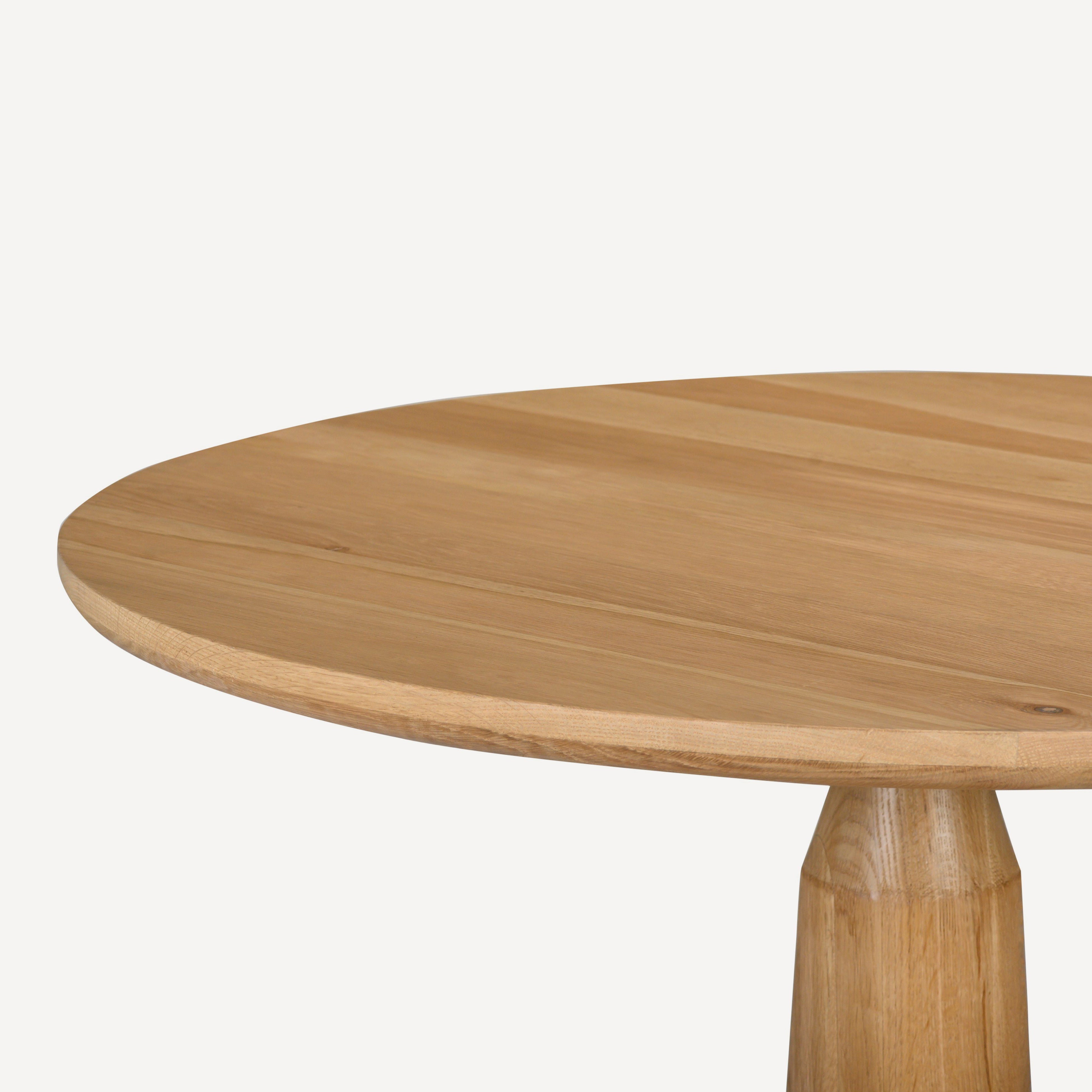 Dowel Solid Oak Counter Table - Natural