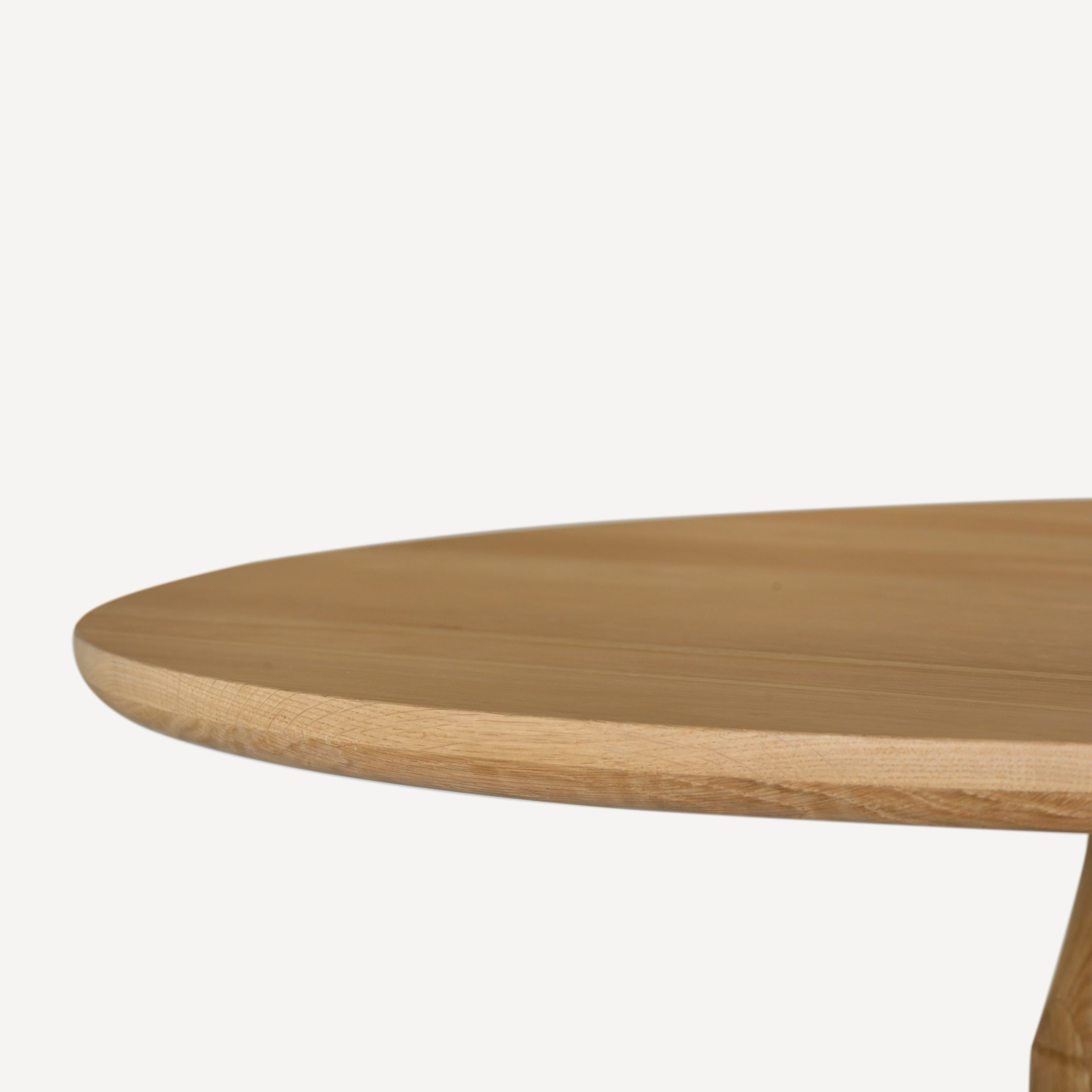Dowel Solid Oak Counter Table - Natural