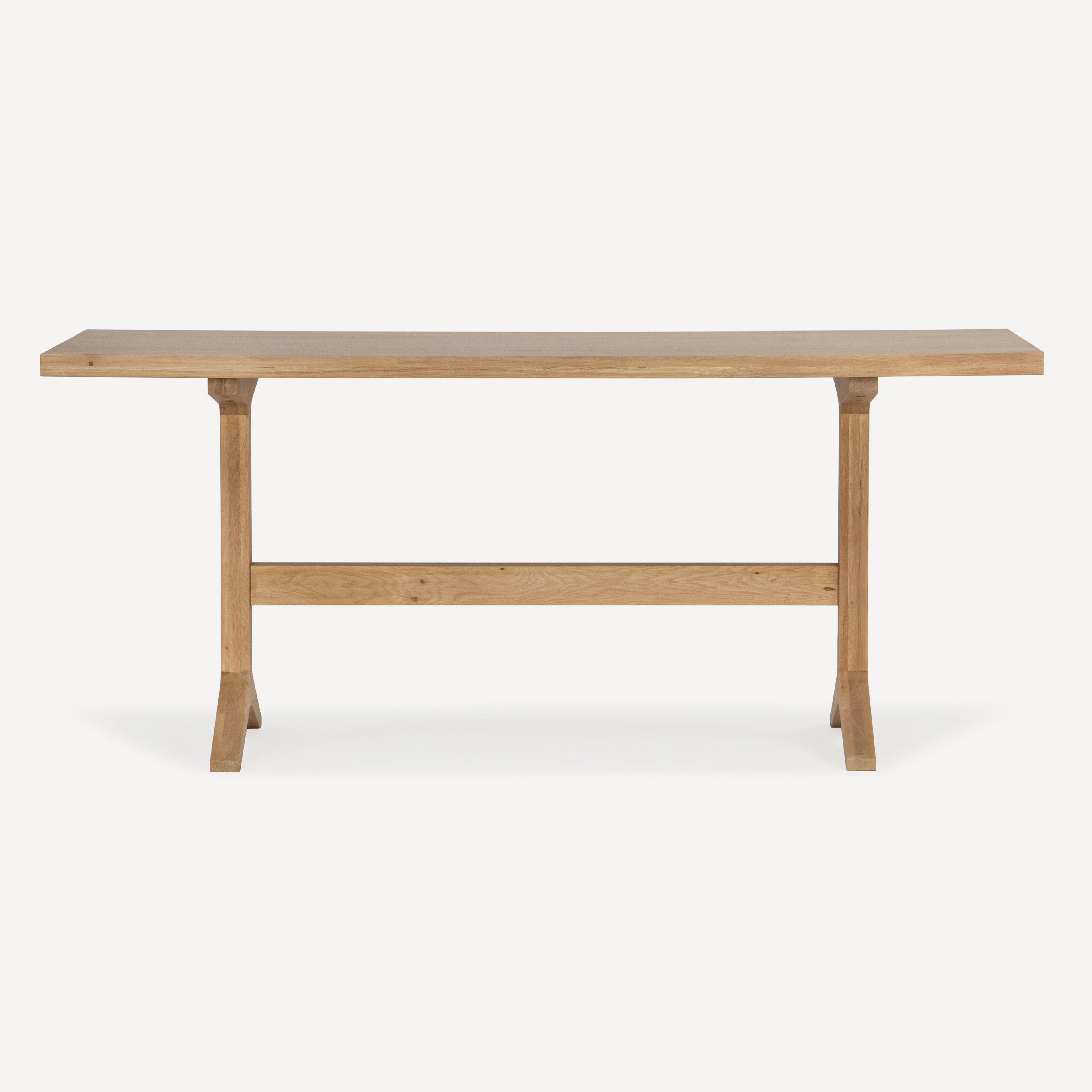 Denver Solid White Oak Dining Table - Natural