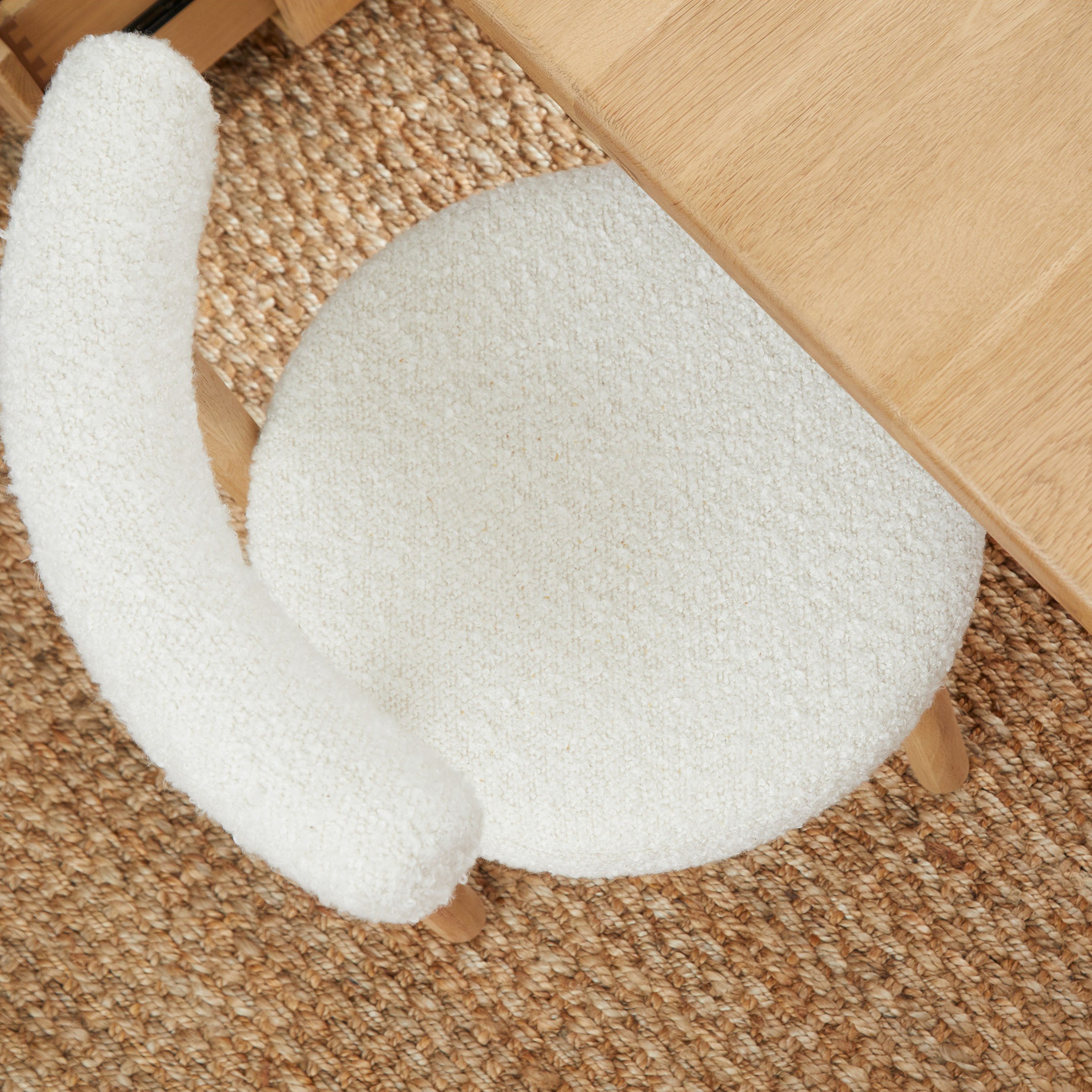 Centro Upholstered Oak Chair - Natural