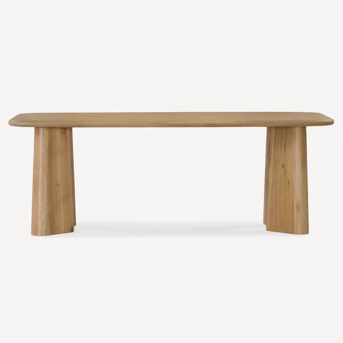 Laurel Solid White Oak Dining Table