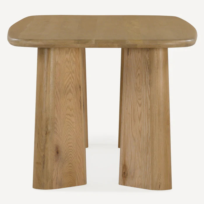 Laurel Solid White Oak Dining Table