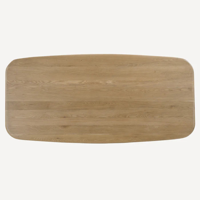 Laurel Solid White Oak Dining Table
