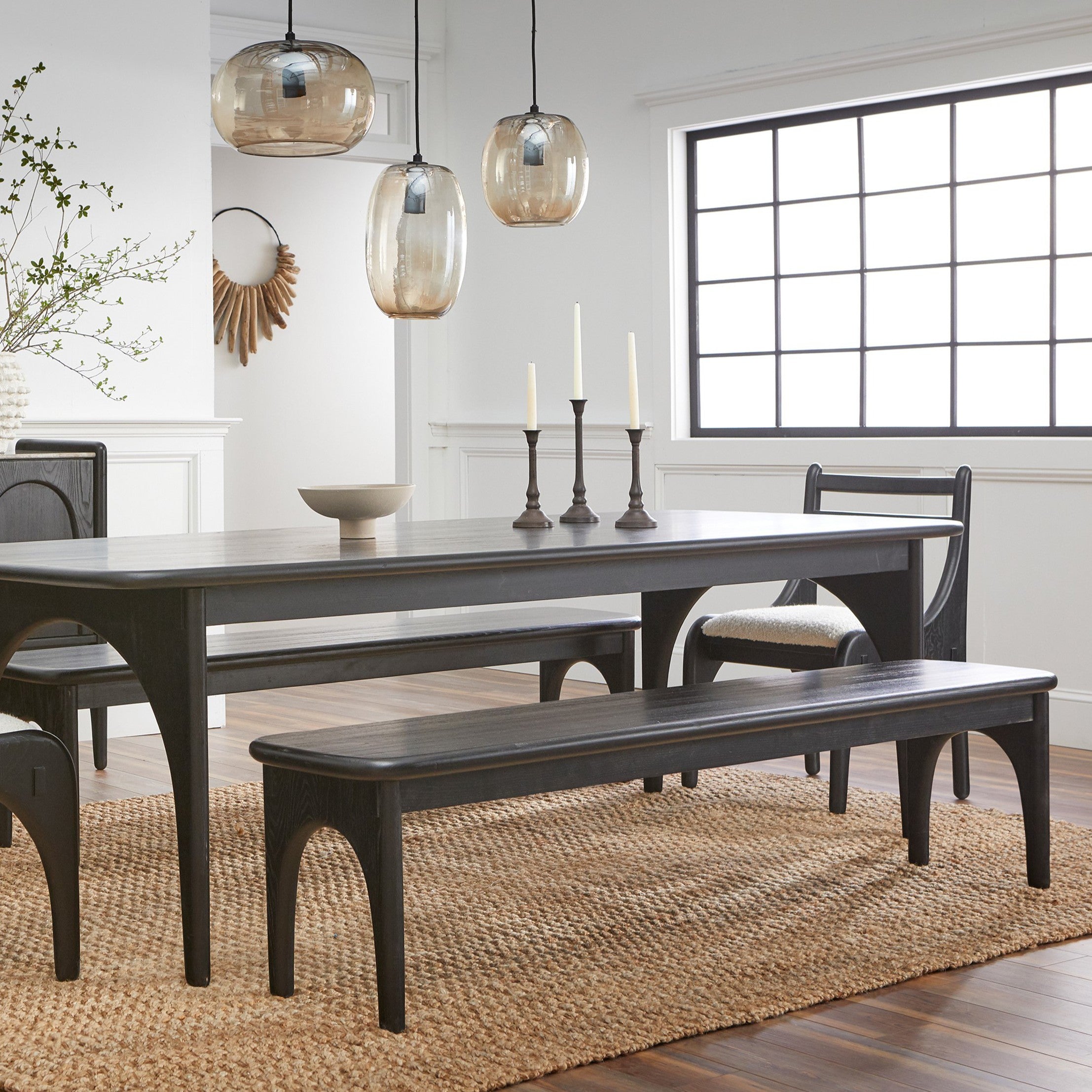 Luna Solid Oak Dining Bench