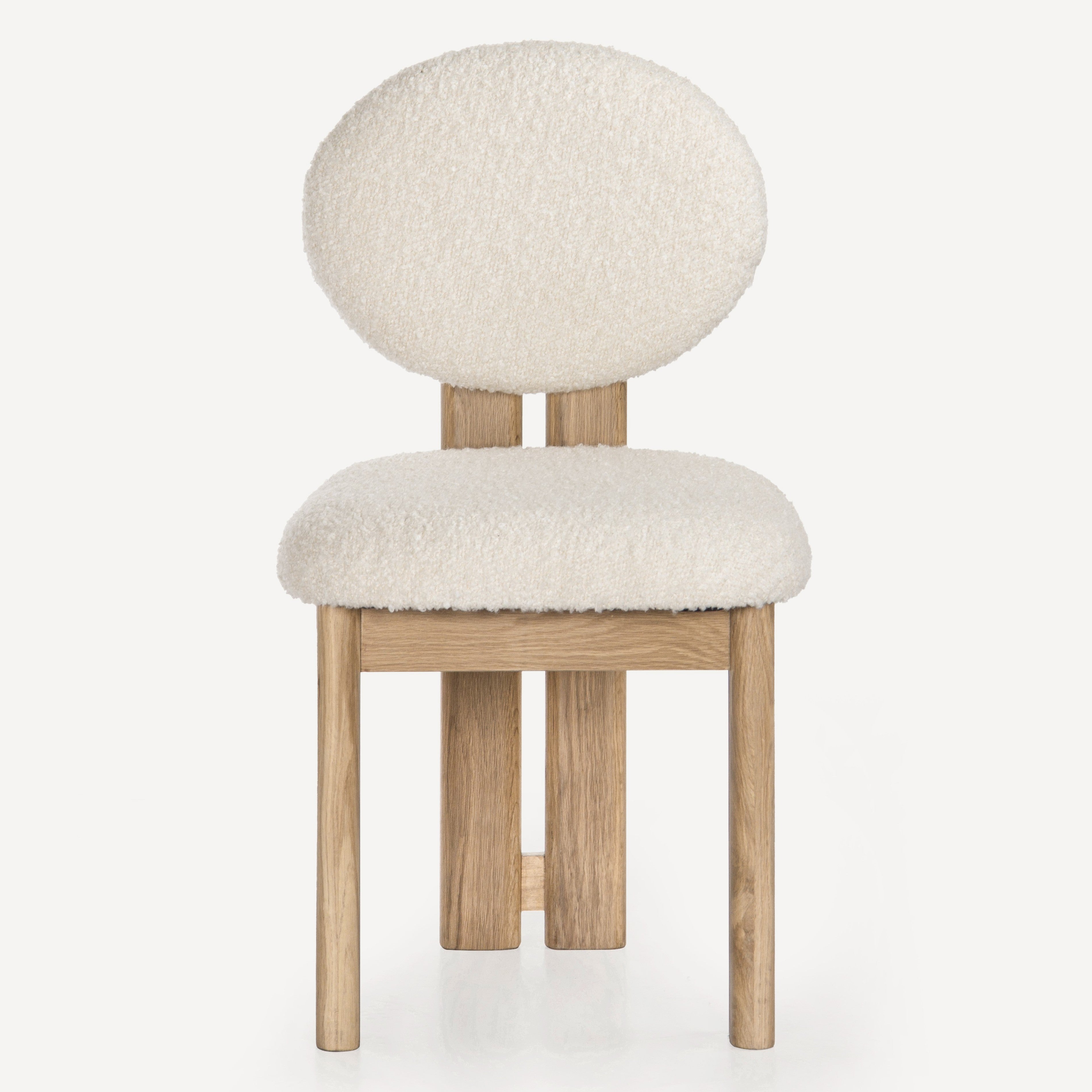 Colton Upholstered Oak Chair - Natural