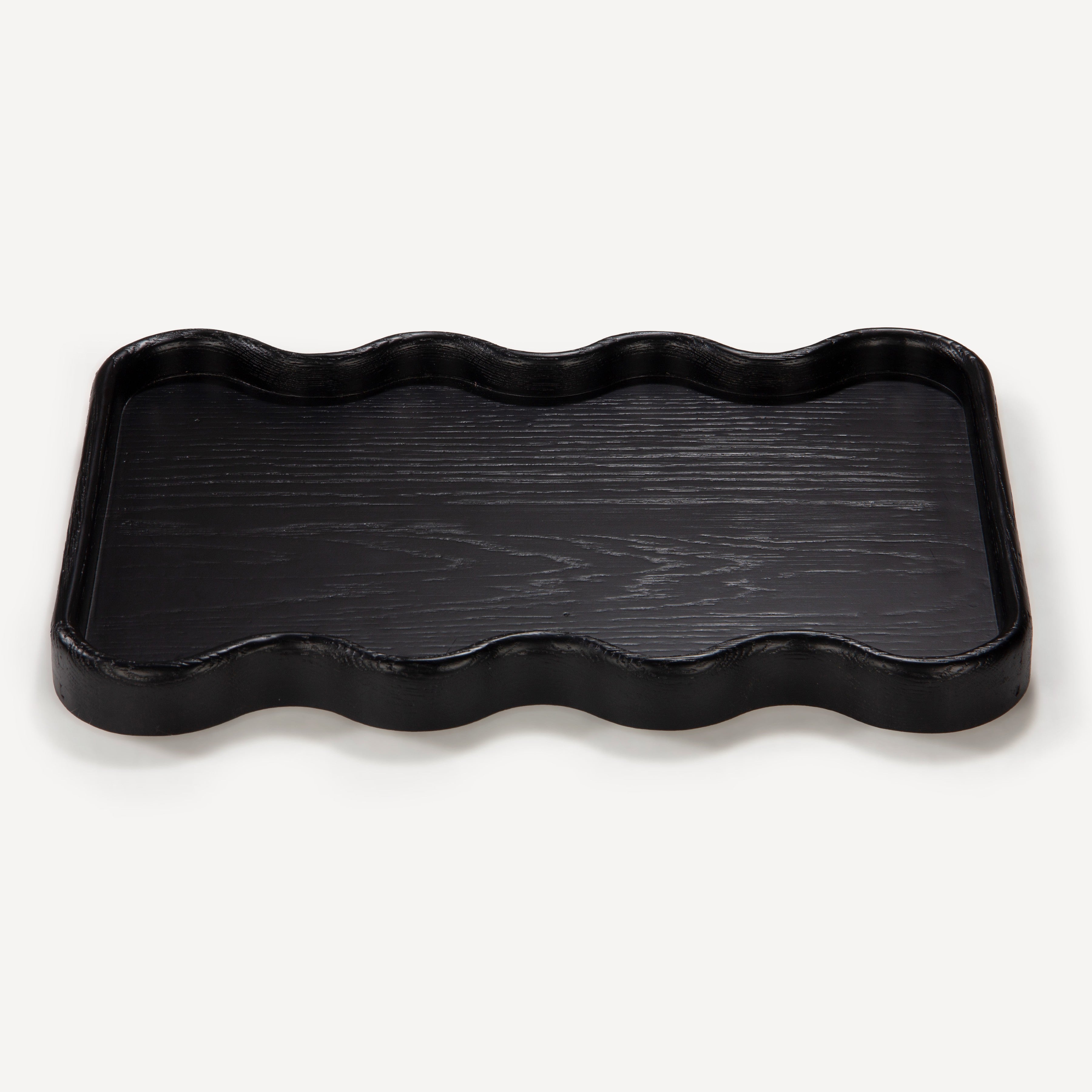 Swirl Oak Tray