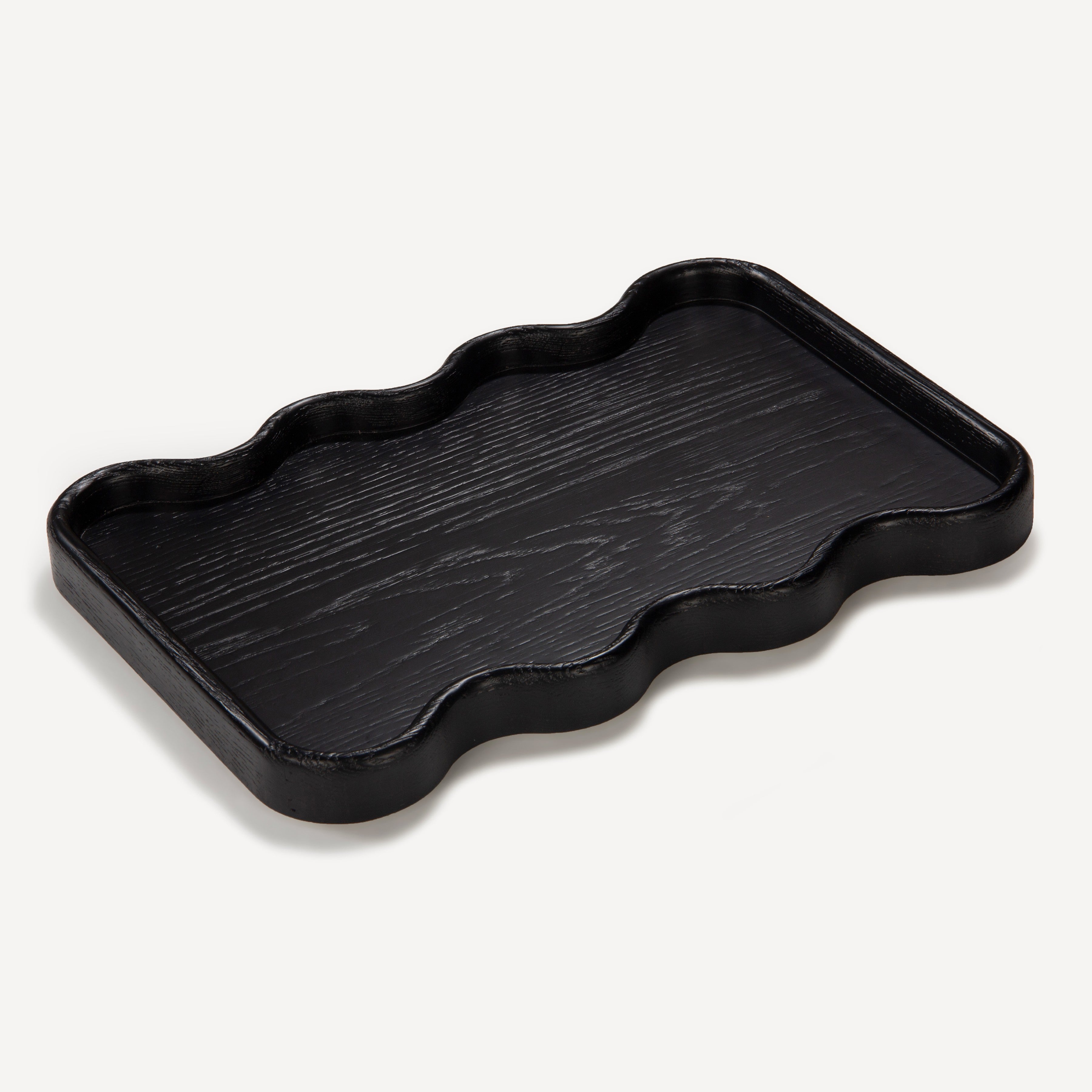 Swirl Oak Tray