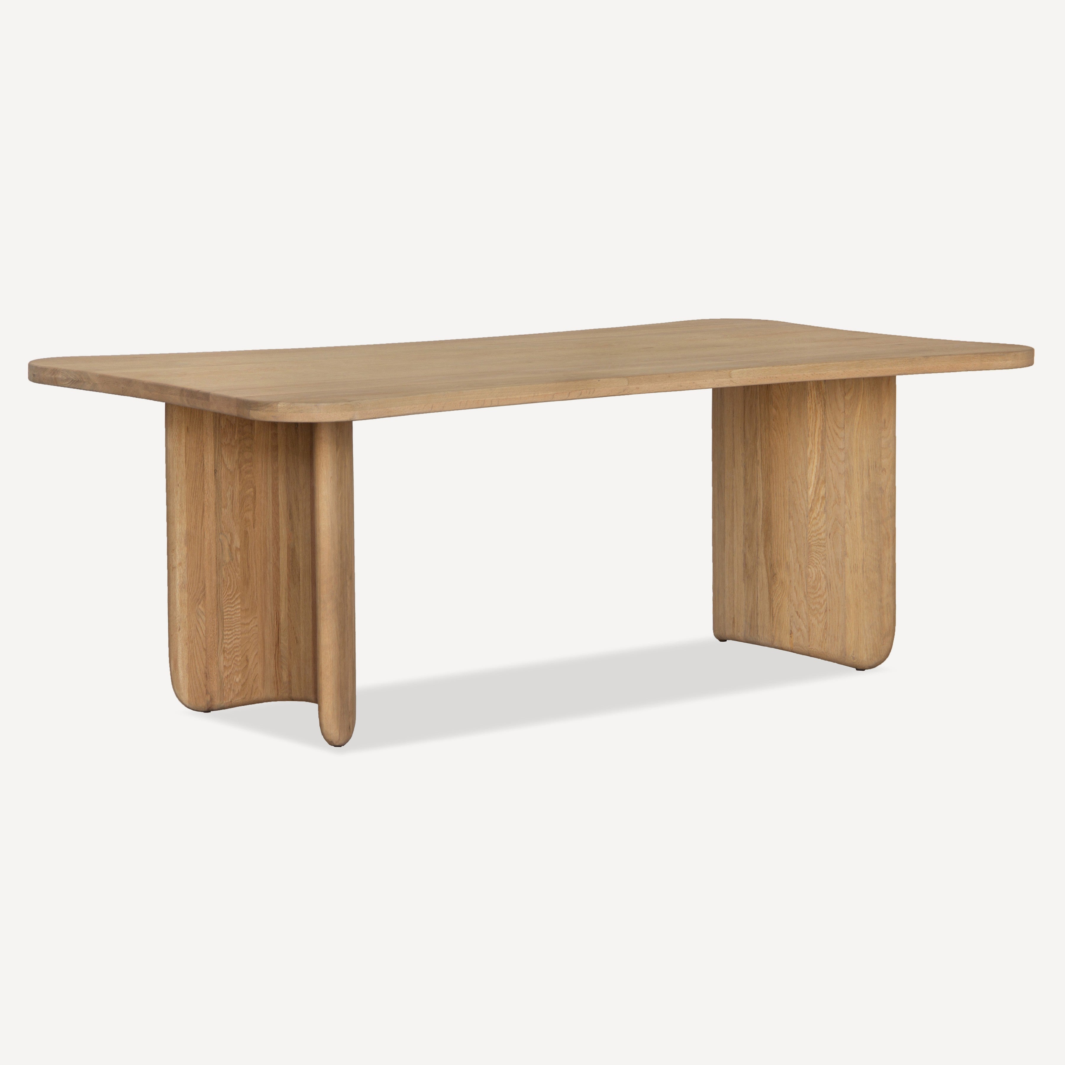Tidal Solid Oak Dining Table