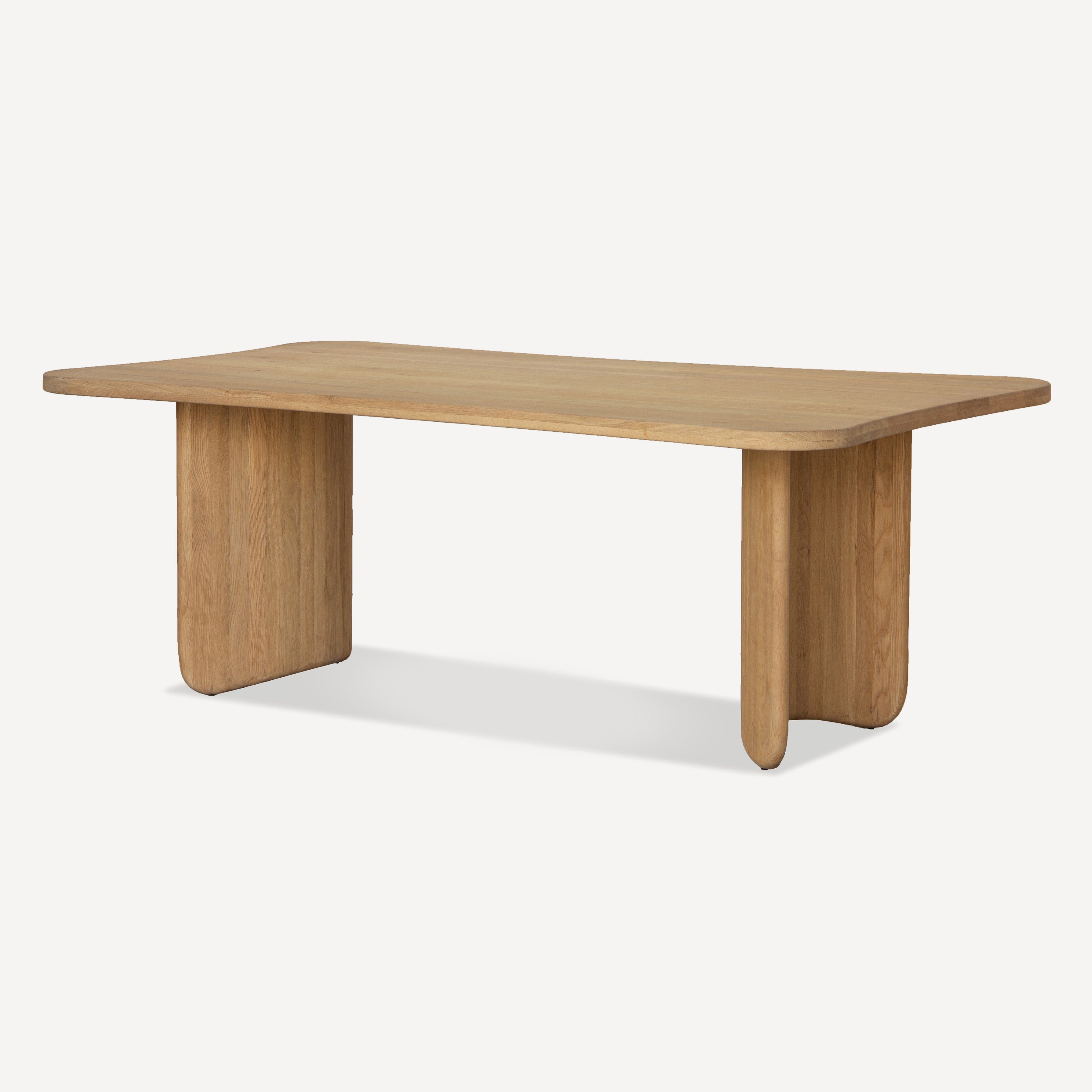 Tidal Solid Oak Dining Table