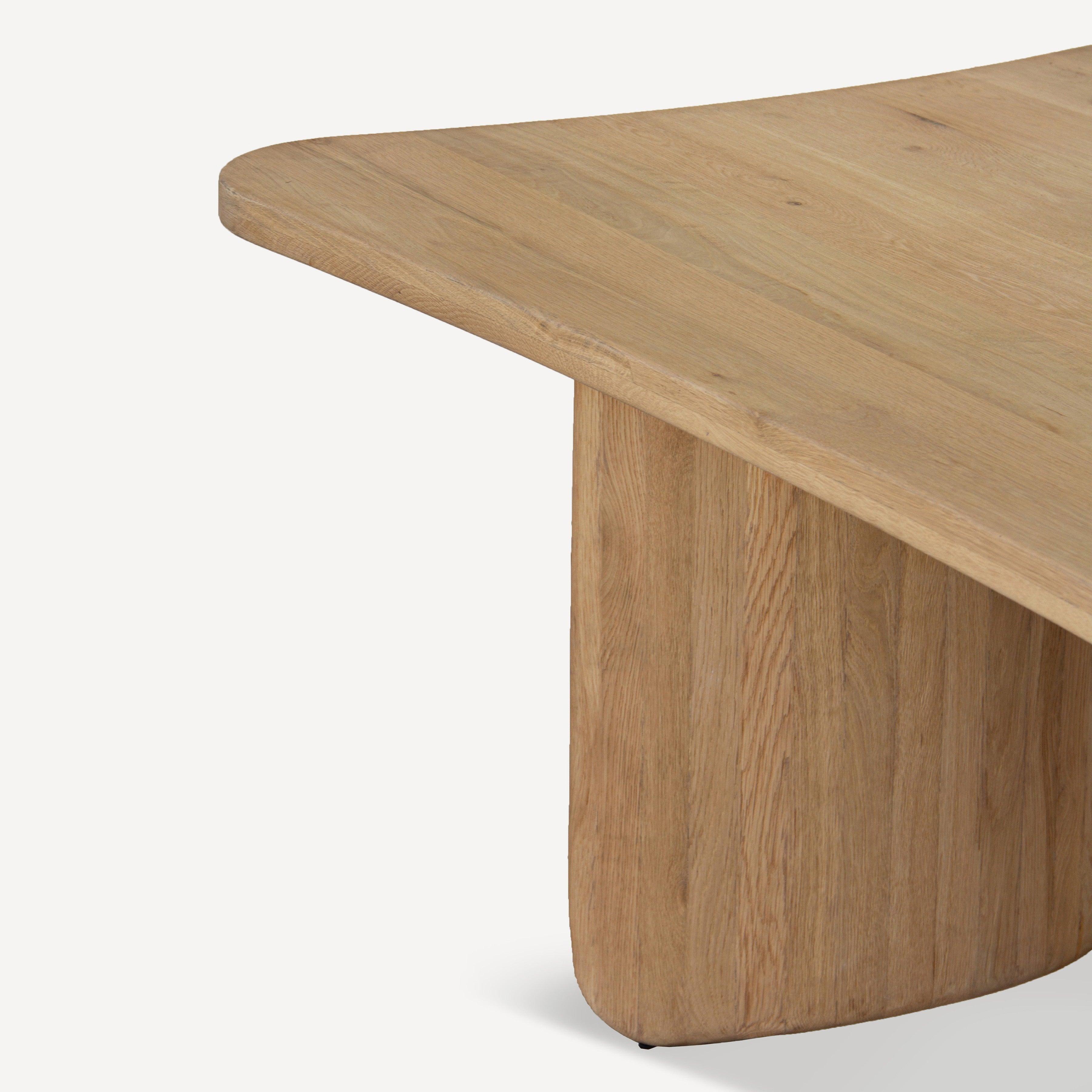 Tidal Solid Oak Dining Table