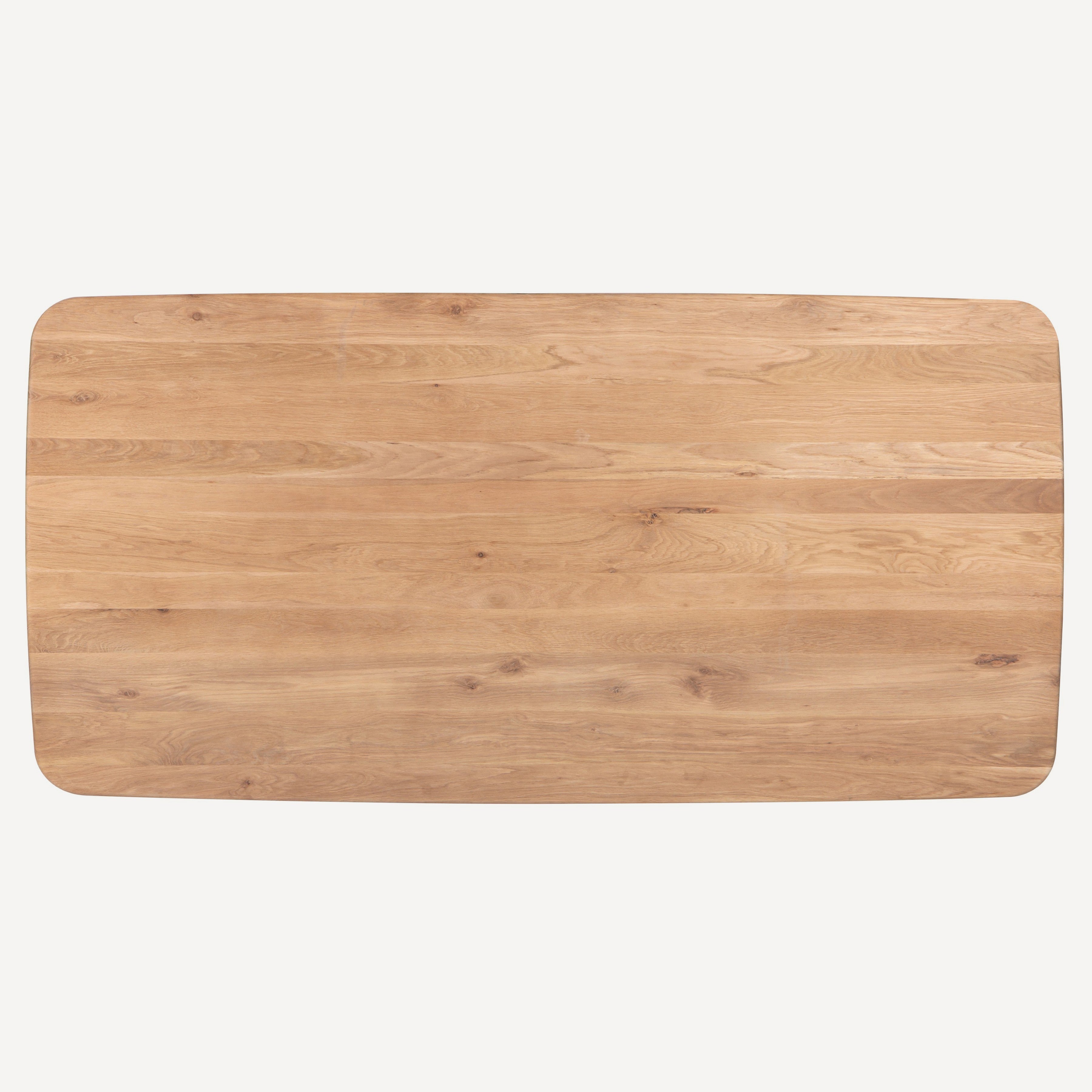 Layered Solid Oak Dining Table