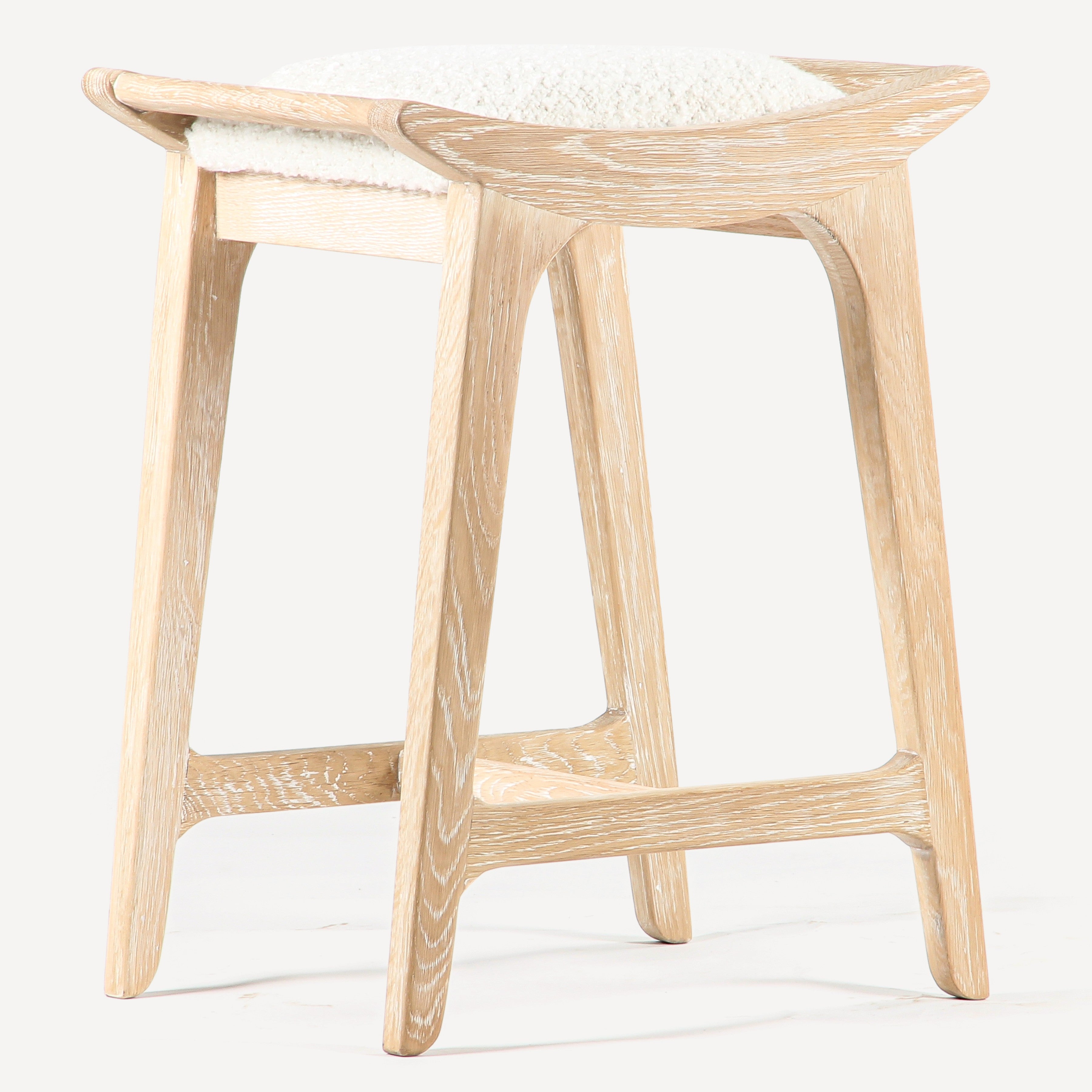 Porter Solid Oak Counter Stool