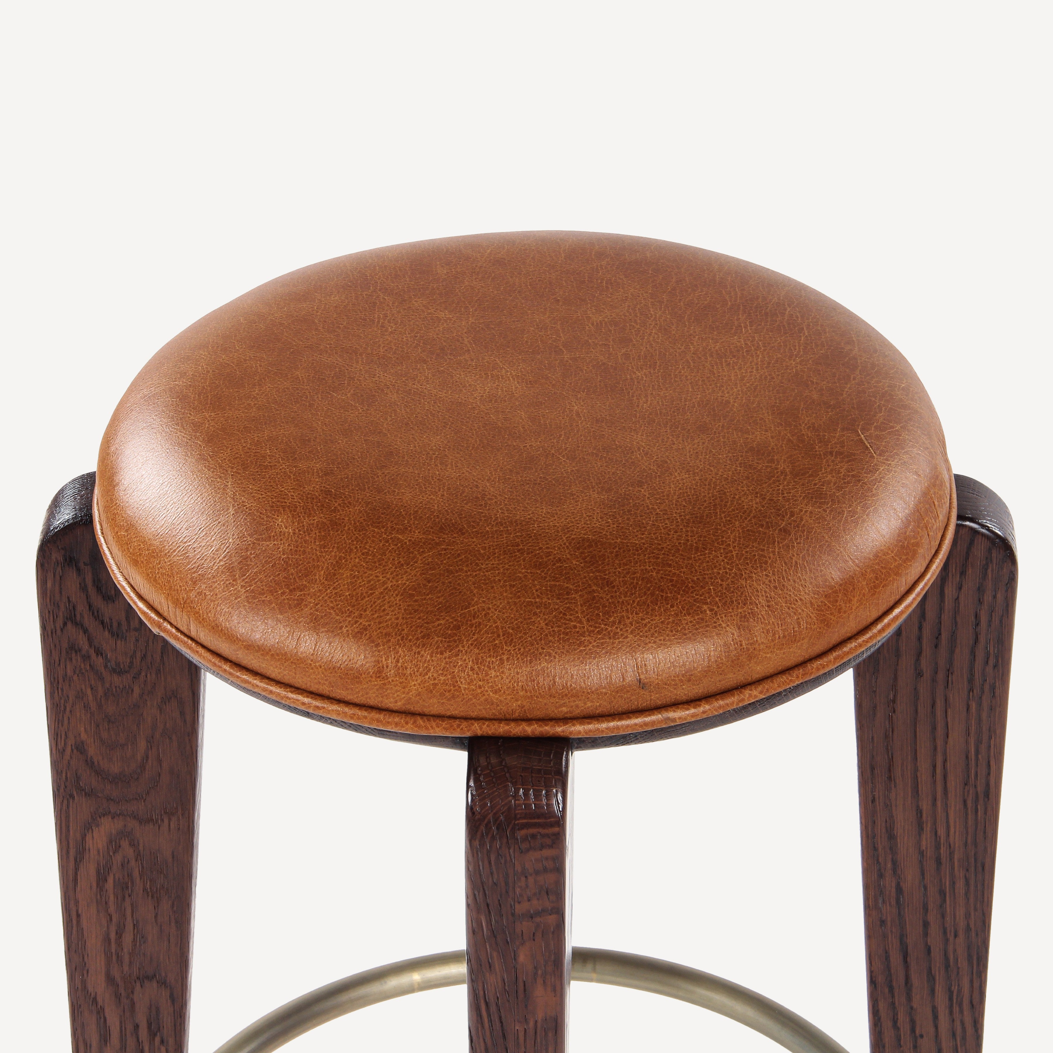 Quattro Solid Oak Counter Stool