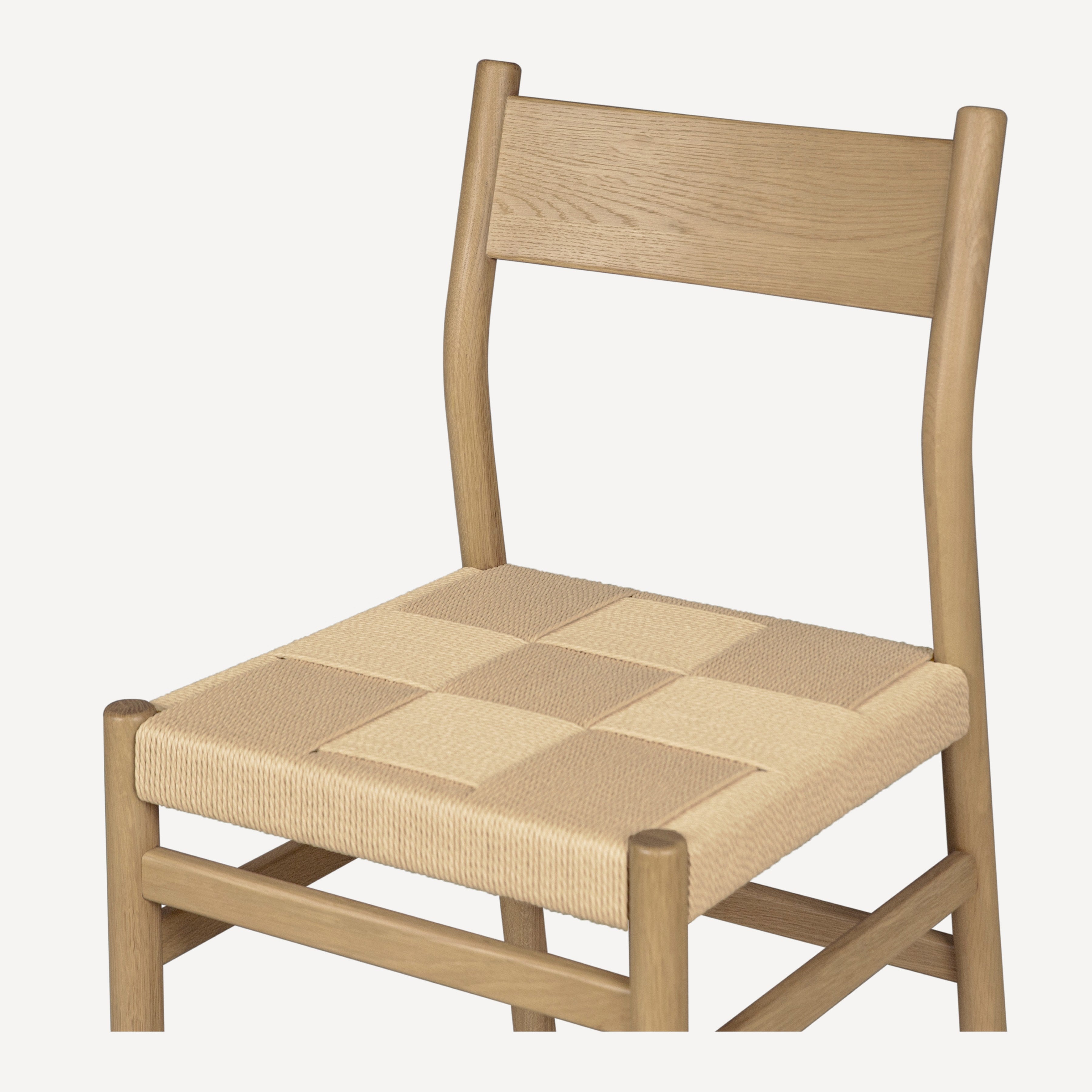 Asher Oak Danish Cord Dining Chair