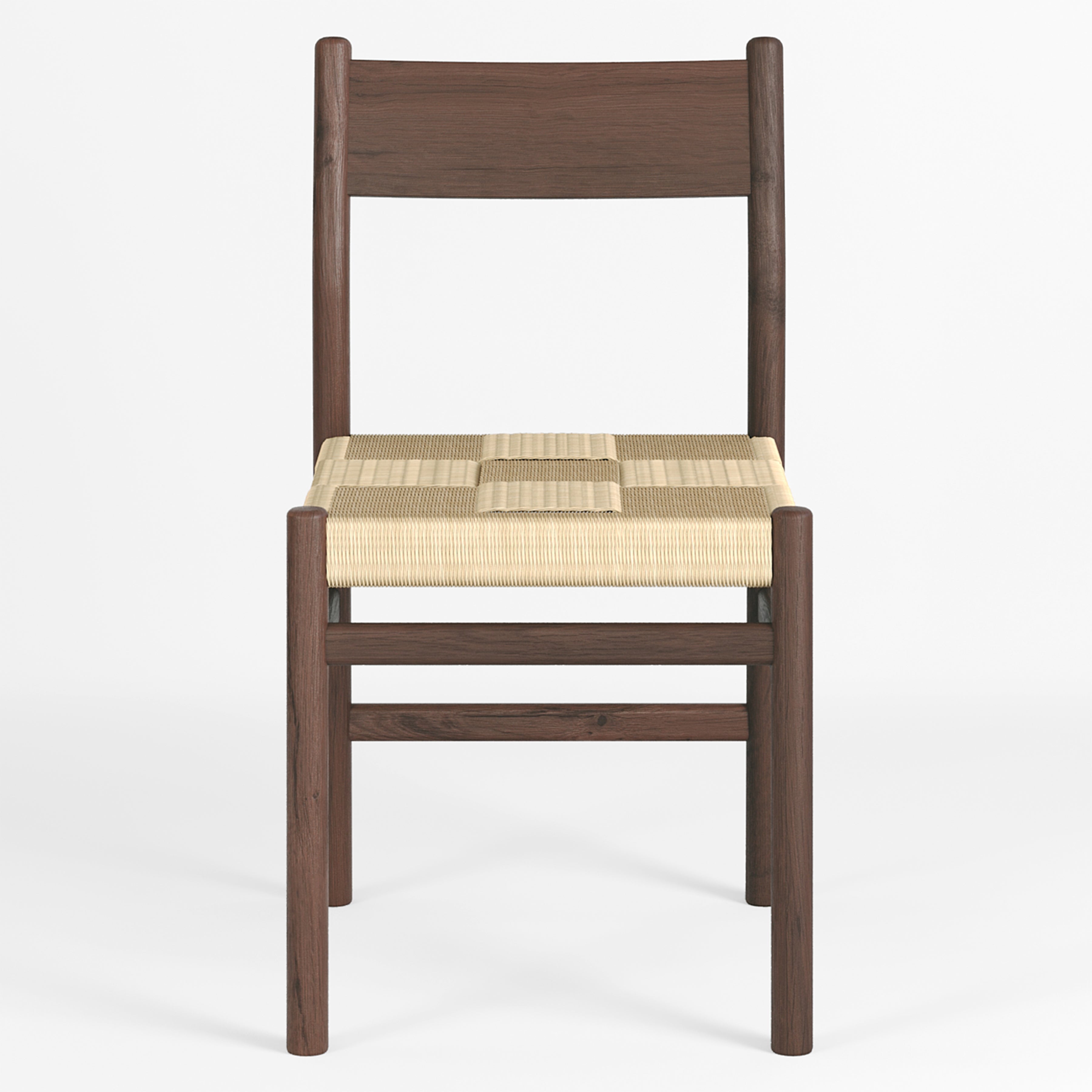 Asher Oak Danish Cord Dining Chair