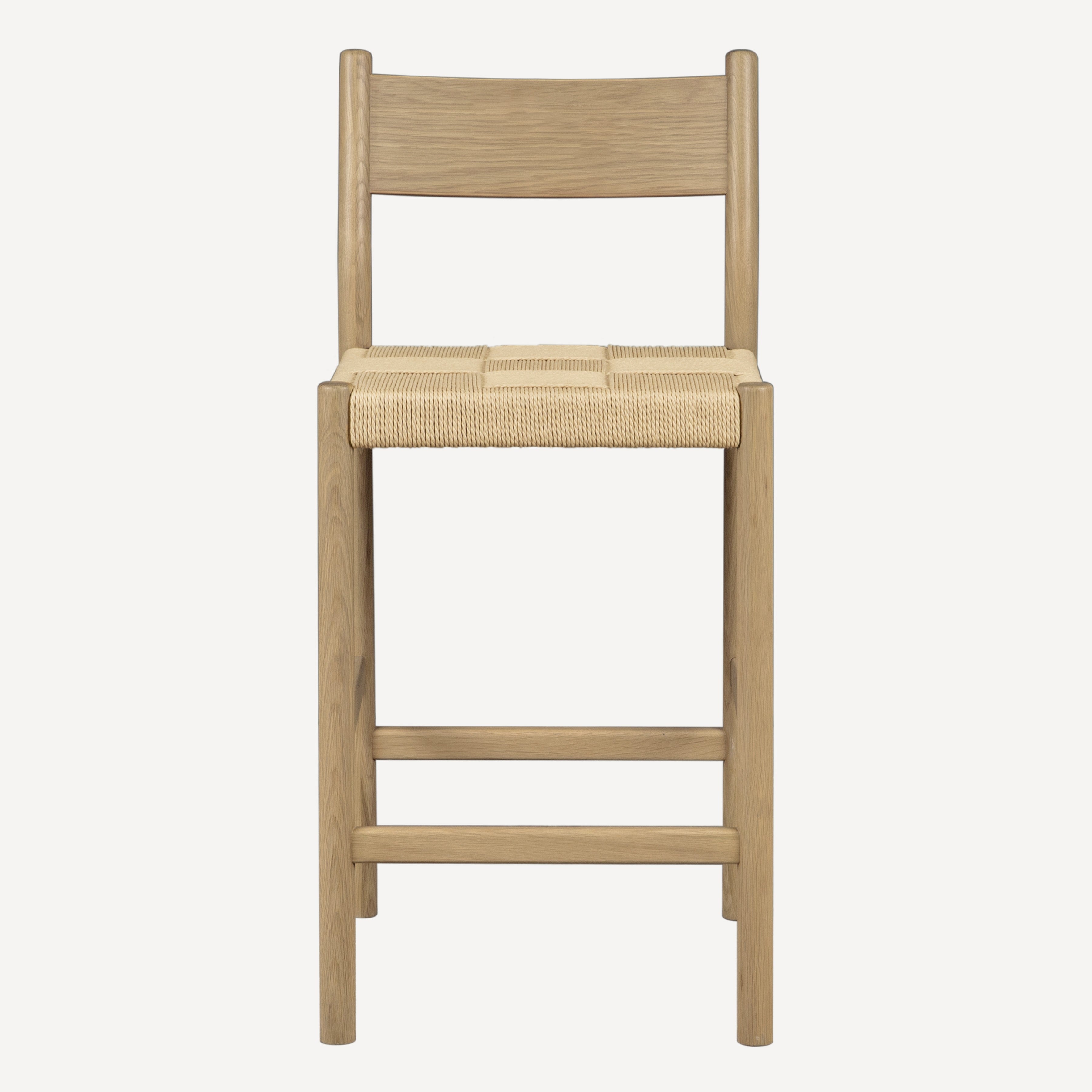 Asher Oak Danish Cord Counter Stool