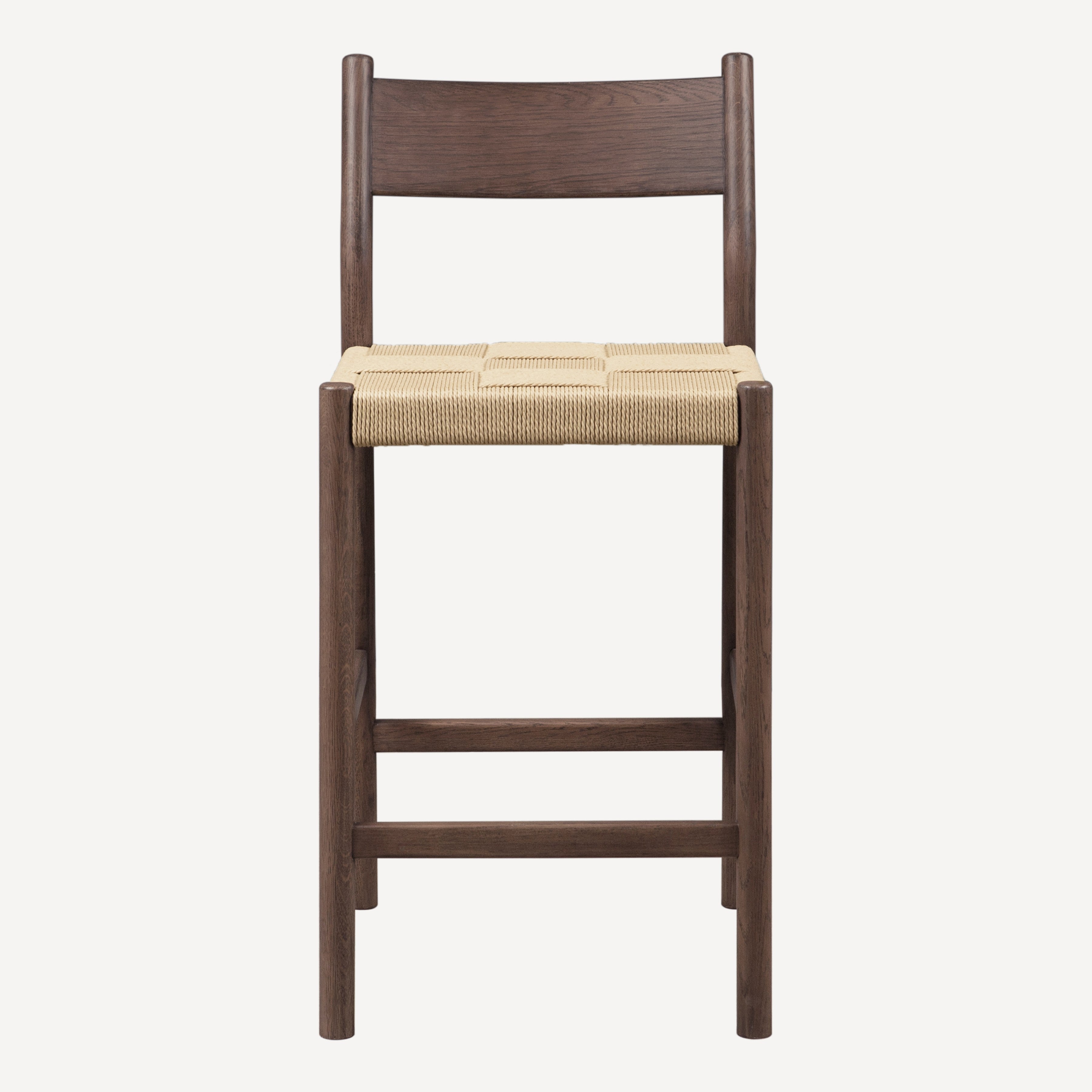 Asher Oak Danish Cord Counter Stool