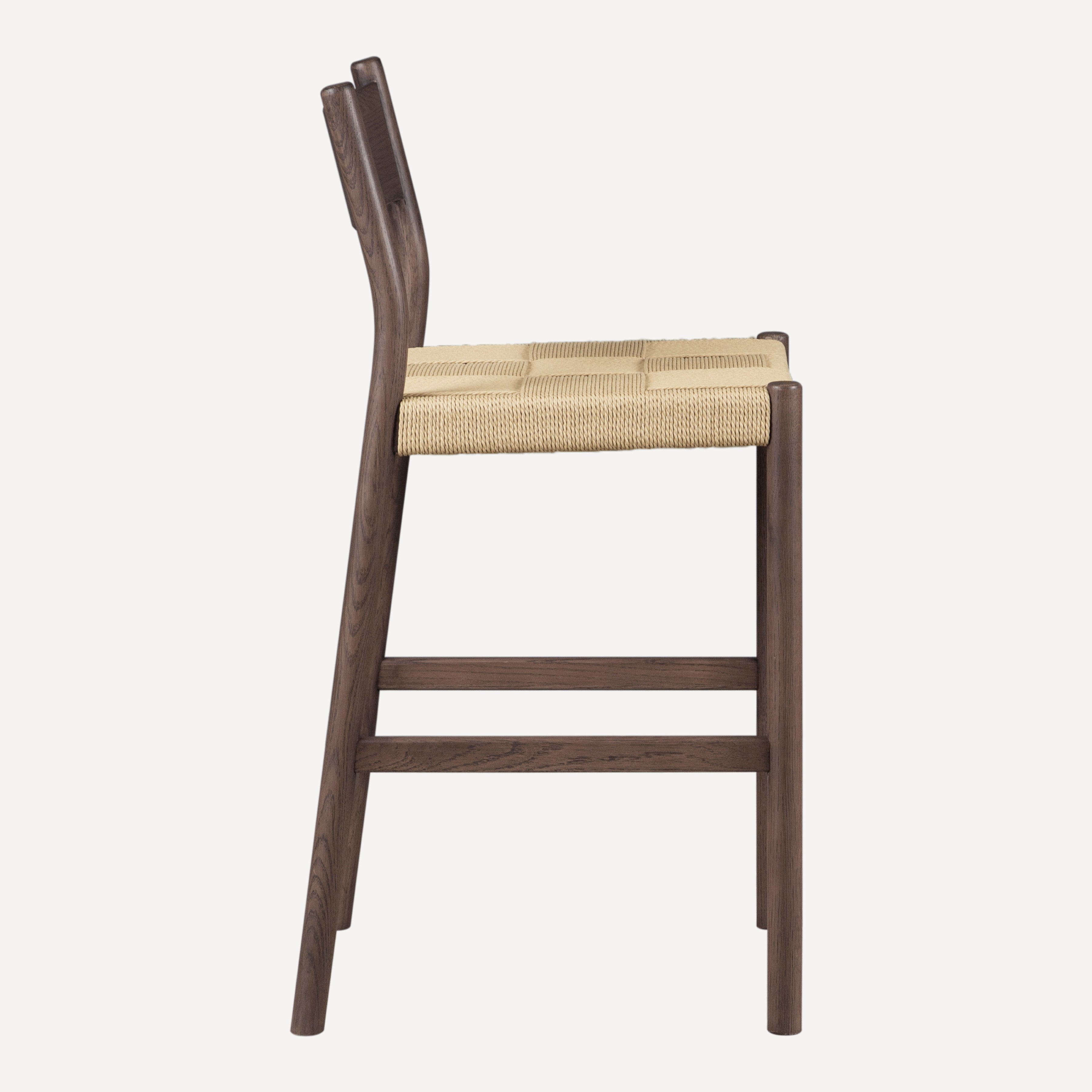 Asher Oak Danish Cord Counter Stool
