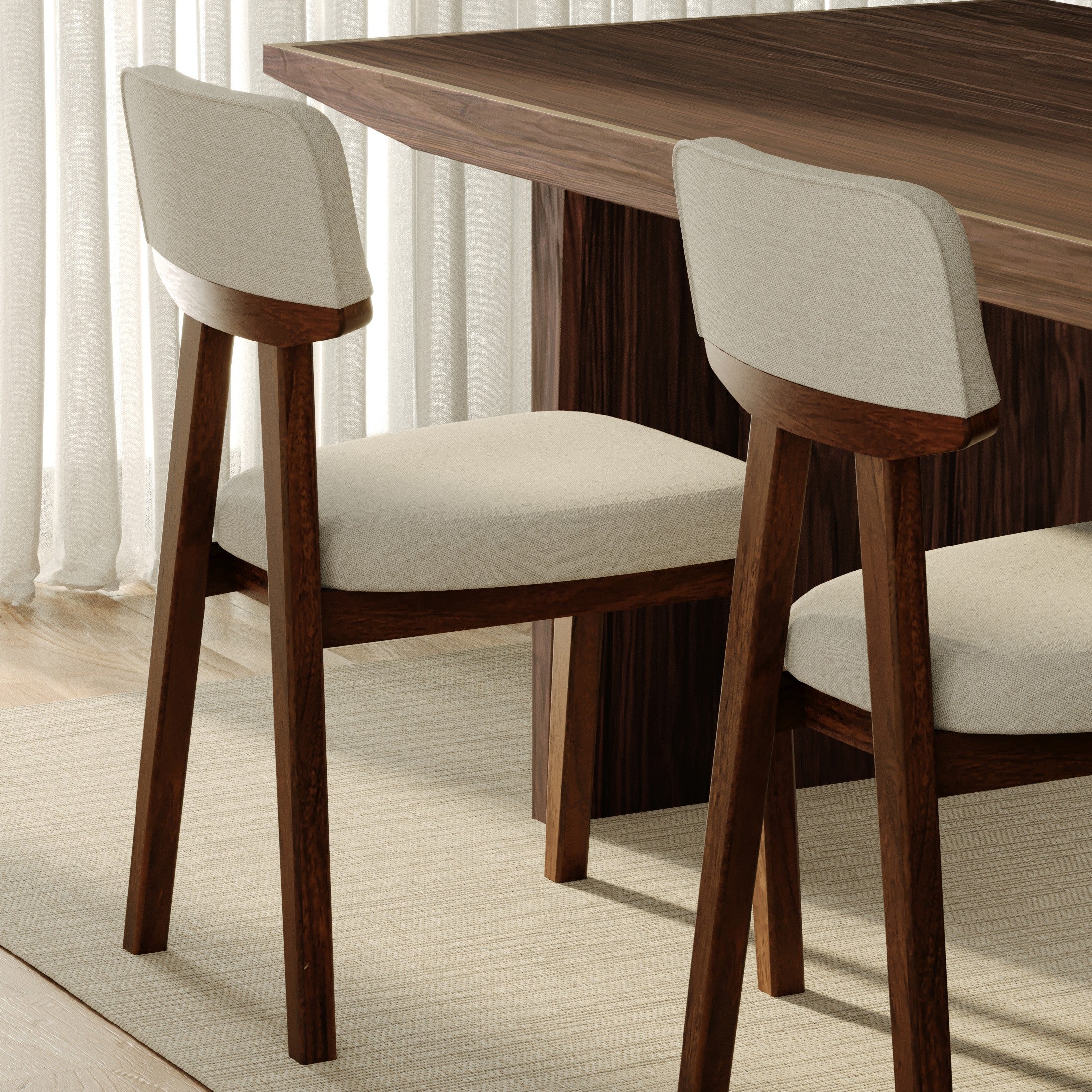 Tangent Solid Wood Dining Chair