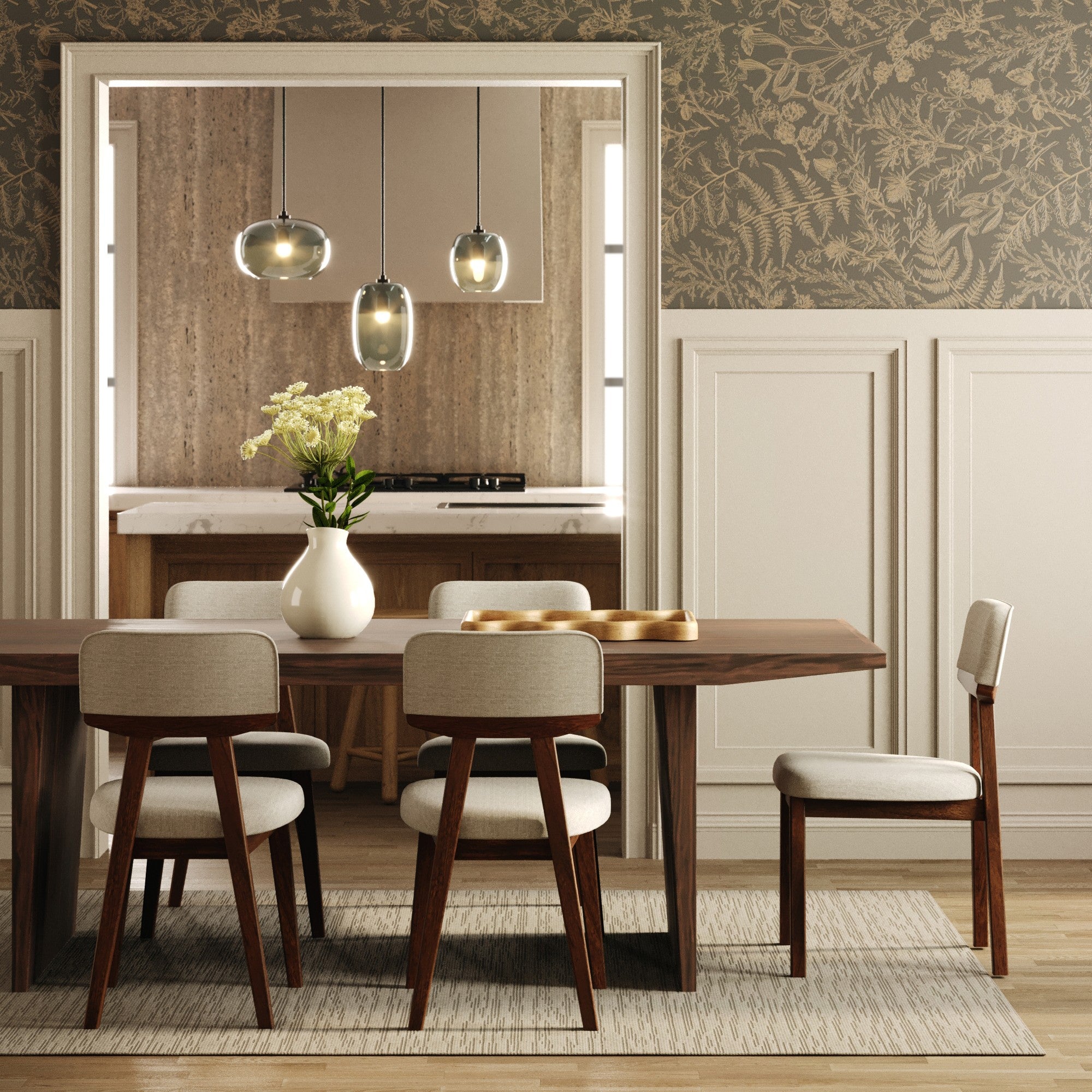 Tangent Solid Wood Dining Chair