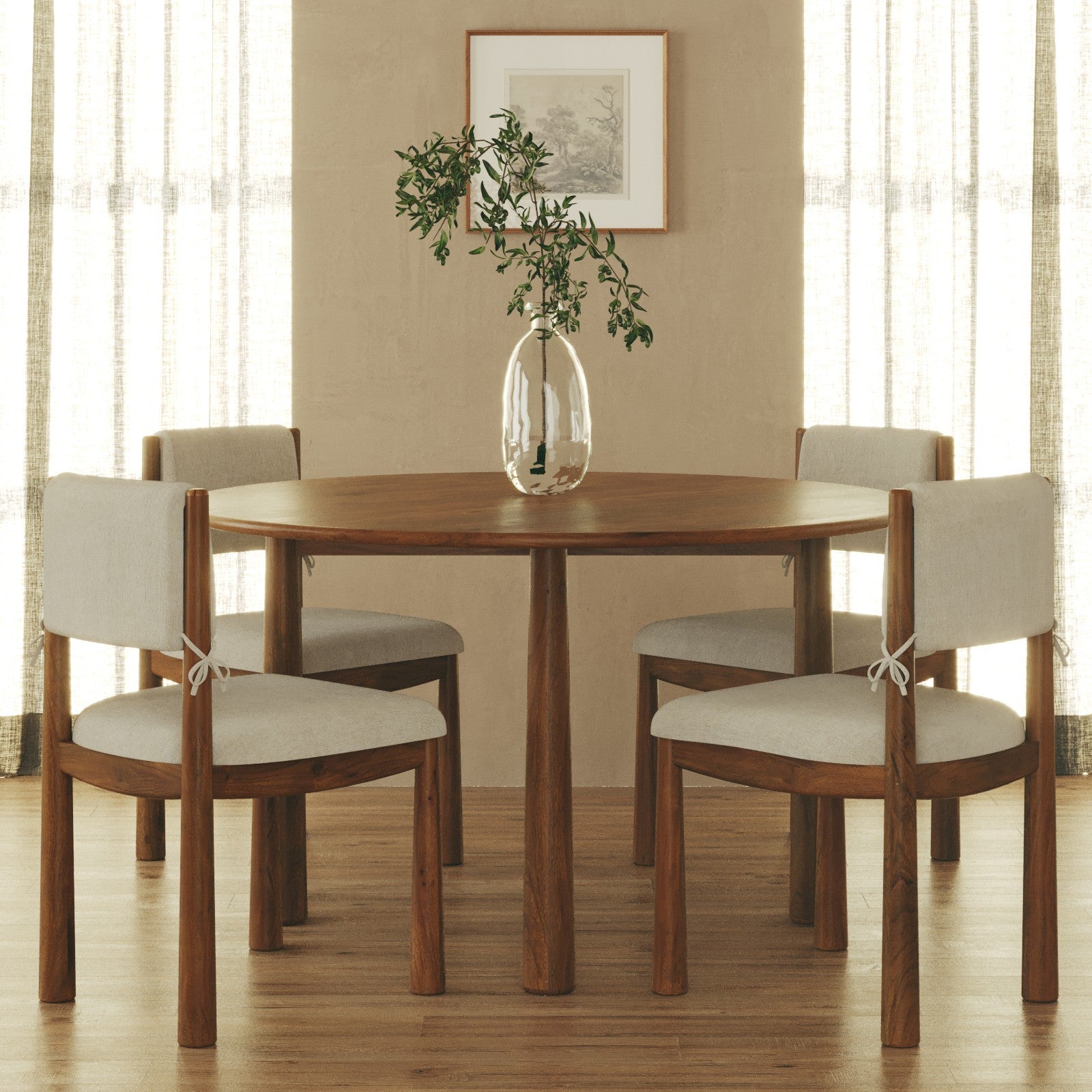 Cece Solid Wood Dining Chair