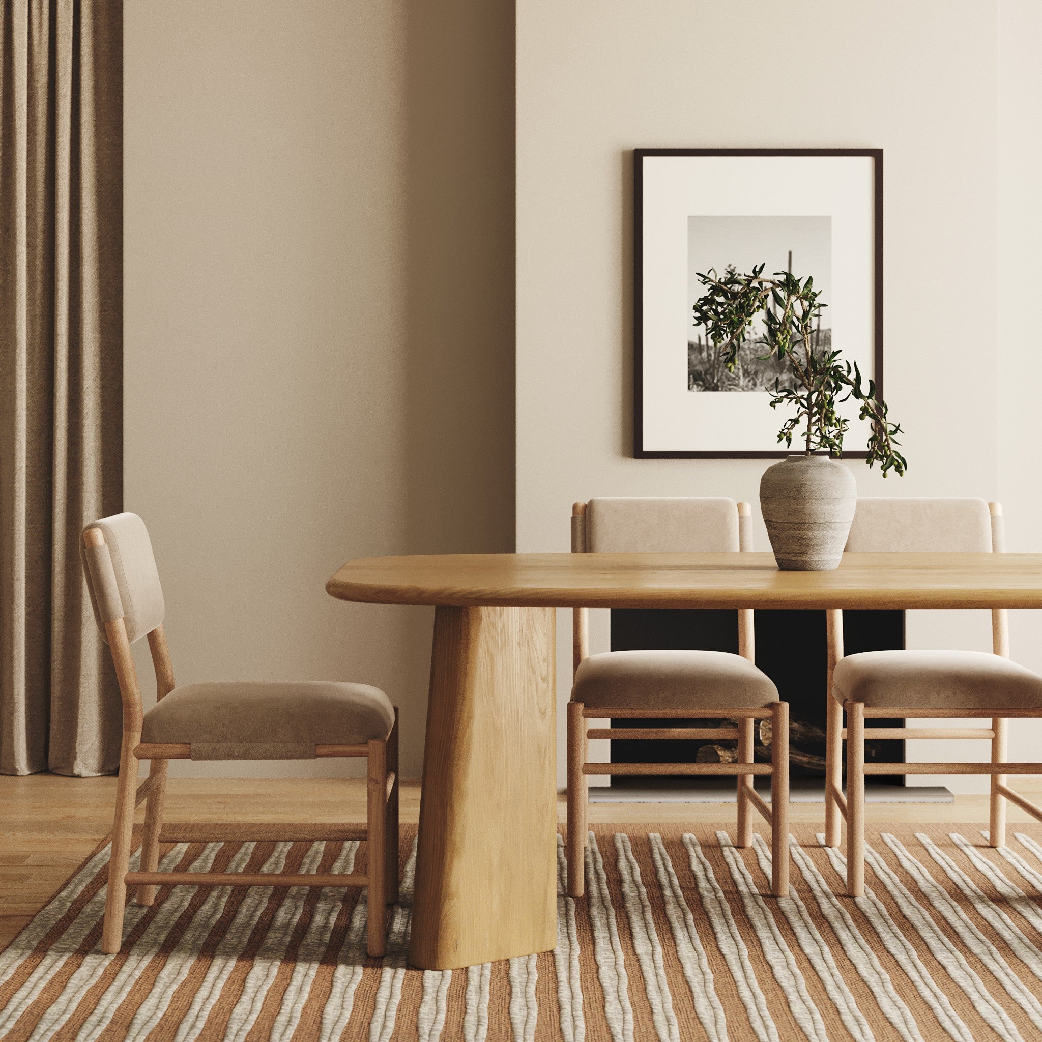 Piper Solid Ash Dining Chair