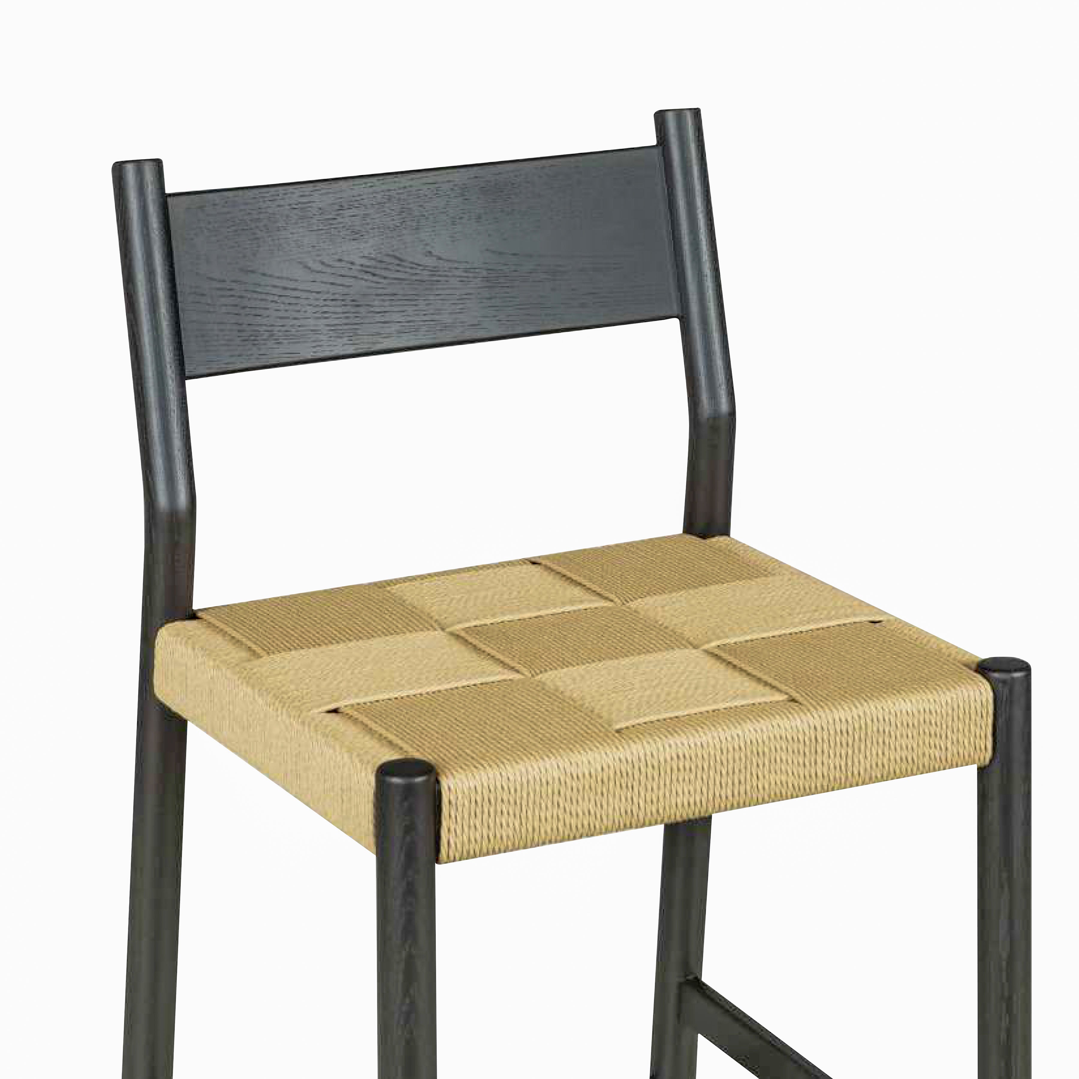 Asher Oak Danish Cord Counter Stool