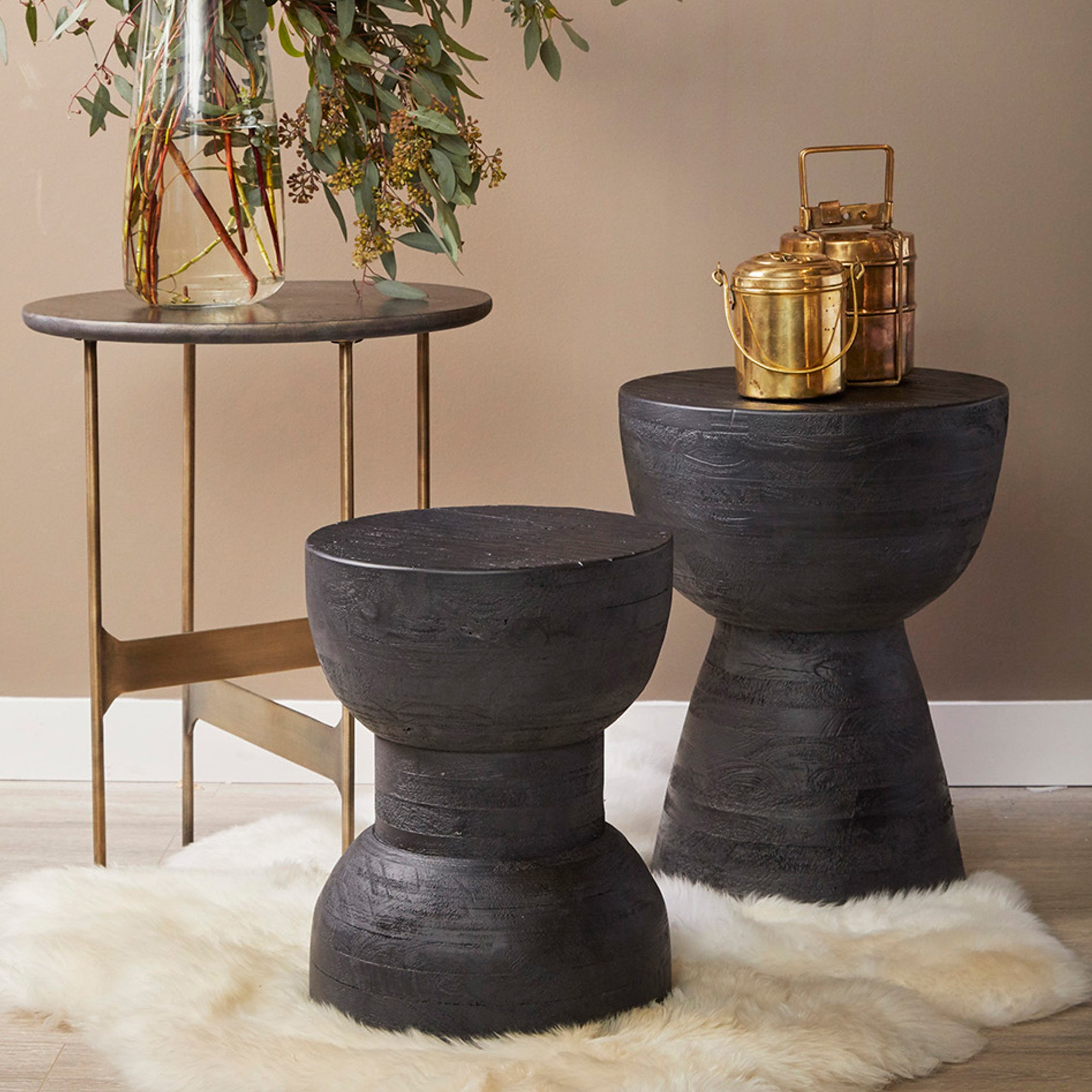 Hewn Solid Wood Occasional Table - Small