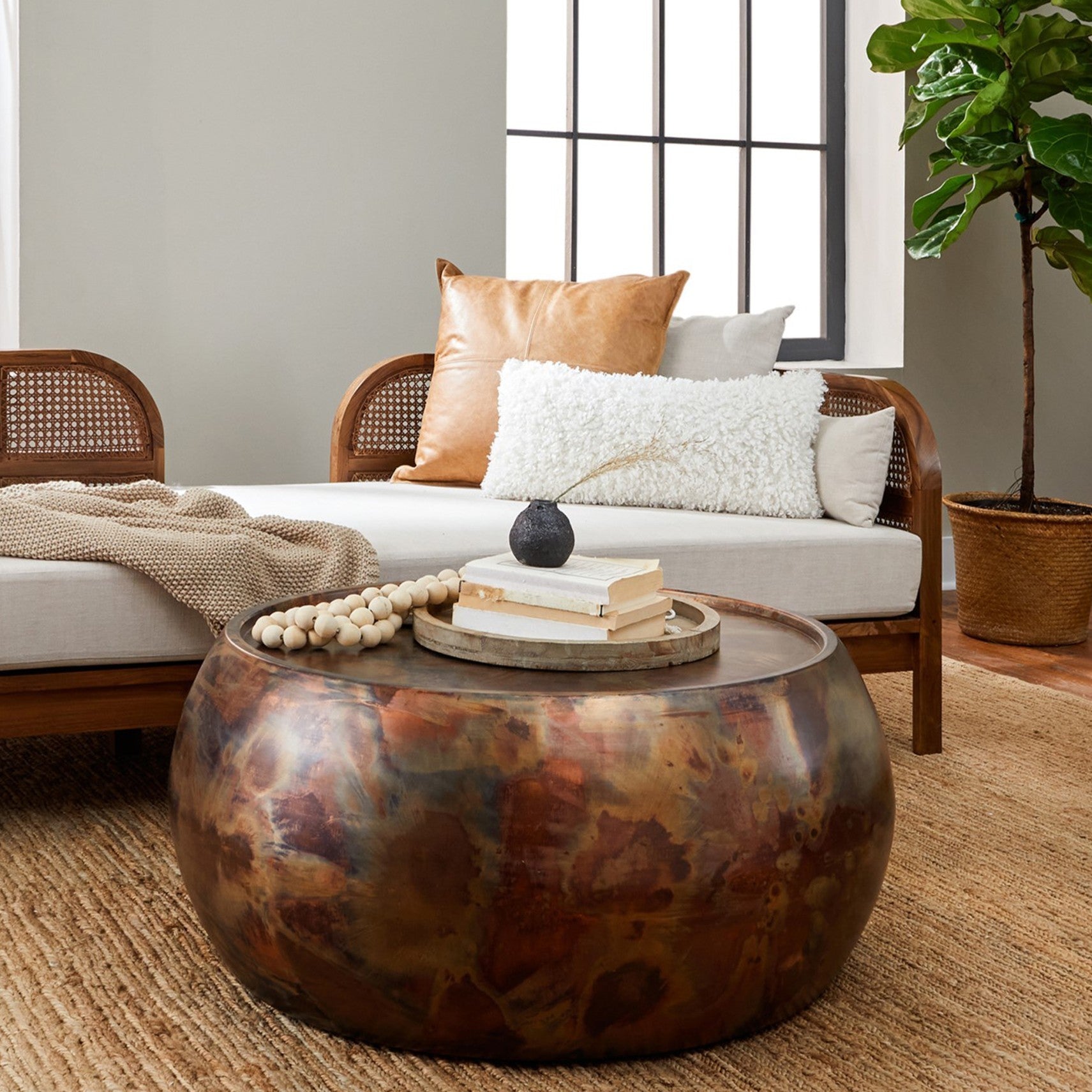 Pebble Metal Reactive Coffee Table