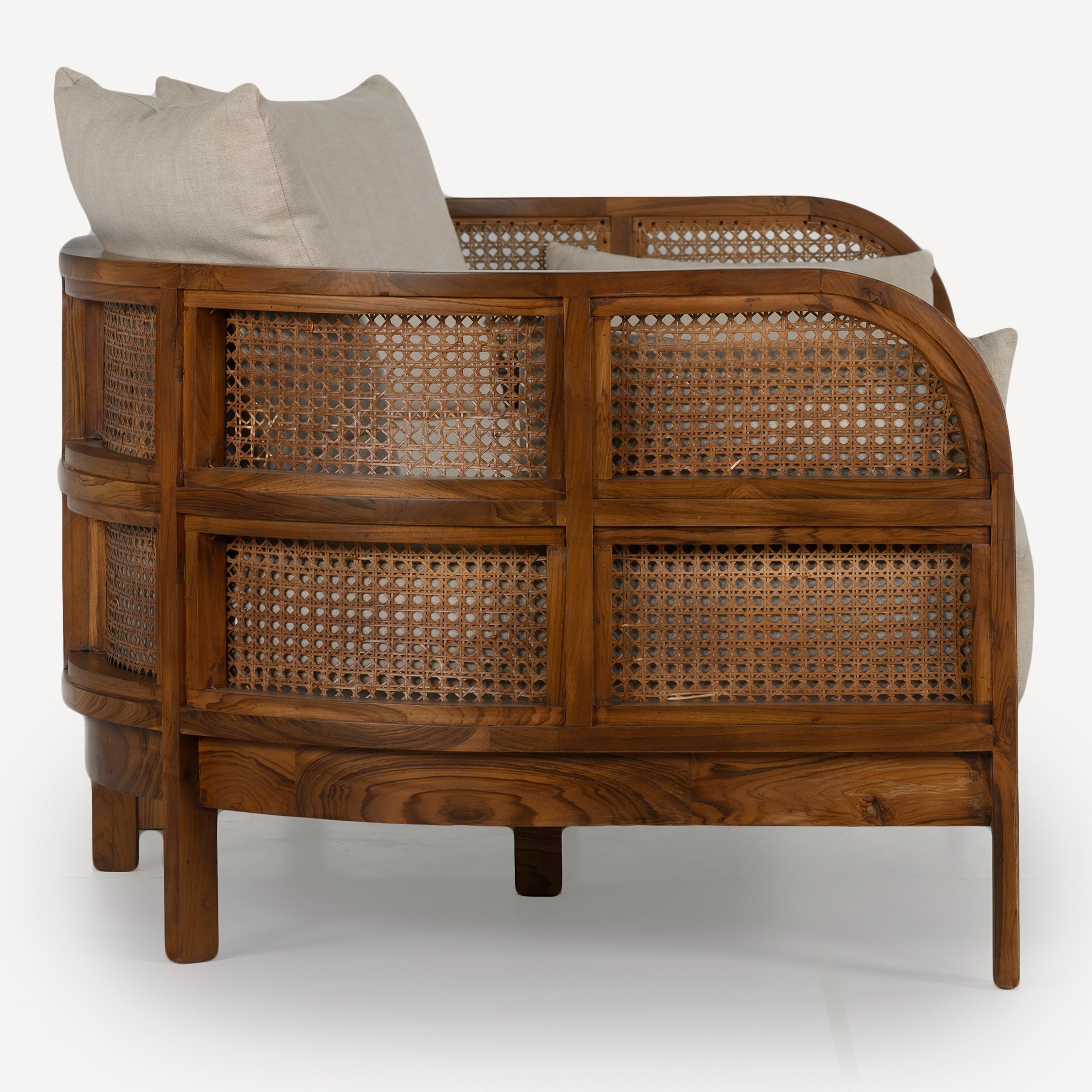 Nest Cane Recycled Teak Daybed